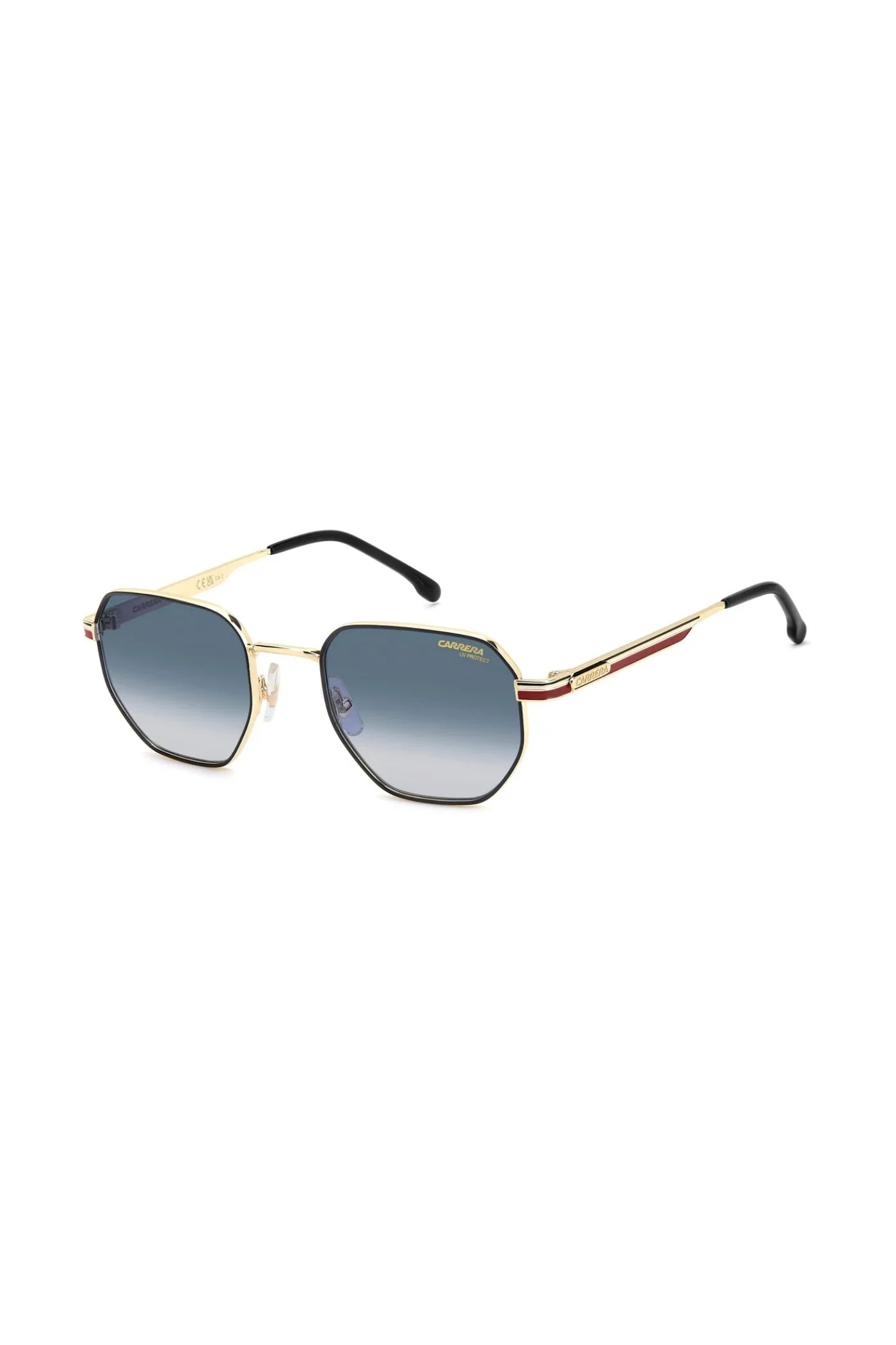 Square Gold Frame Blue Lens - None - Image 2