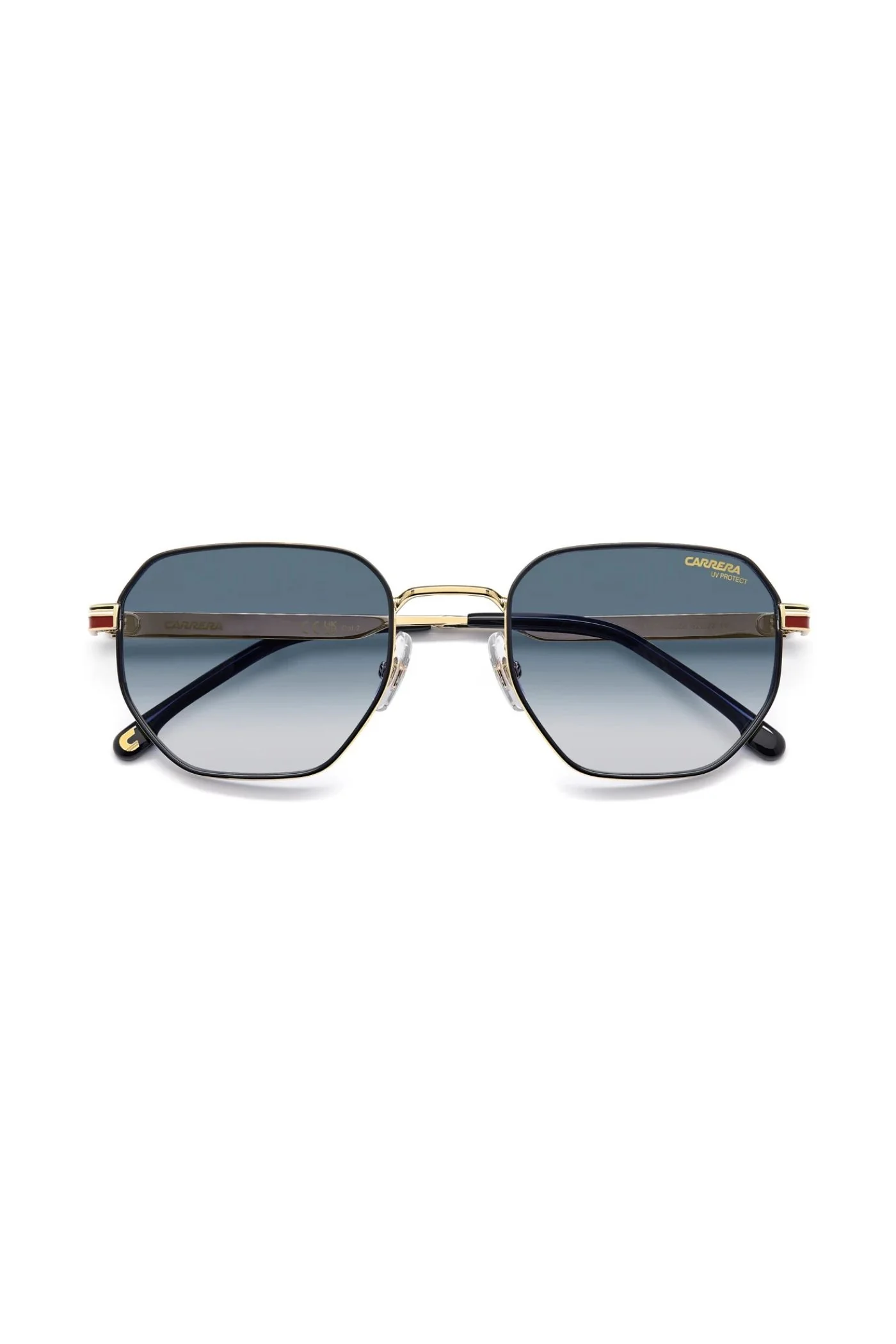 Square Gold Frame Blue Lens - None - Image 3