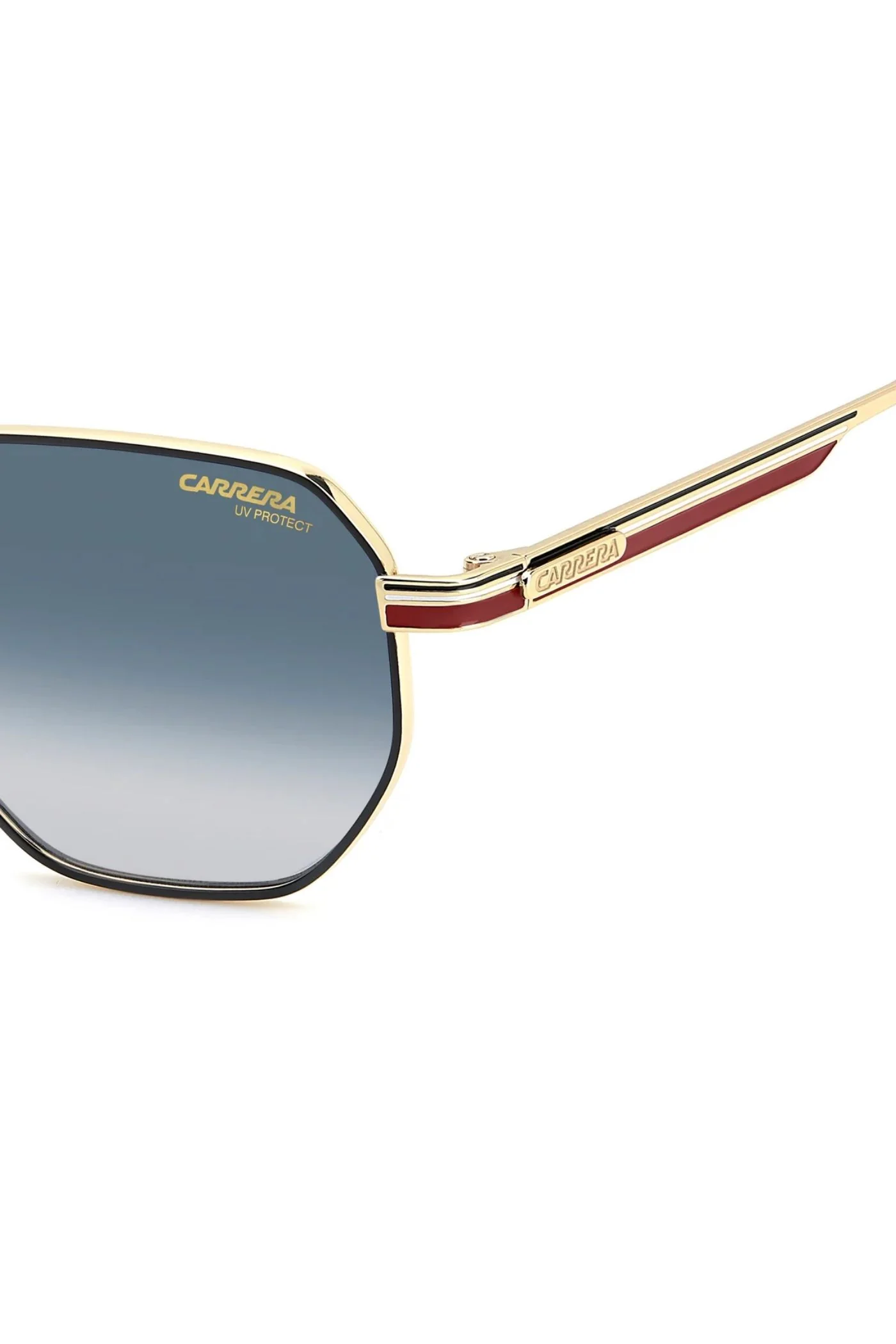 Square Gold Frame Blue Lens - None - Image 4
