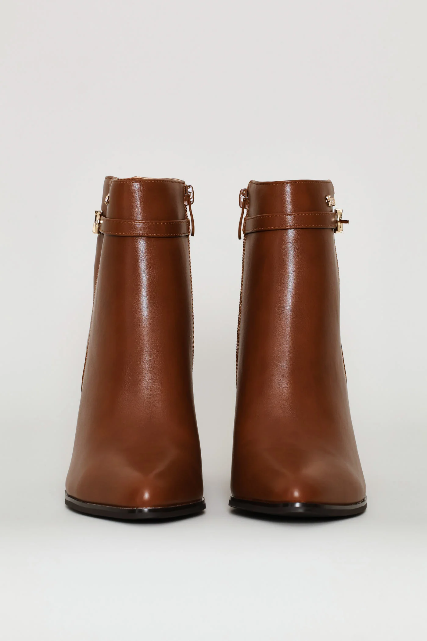 Square Heel Ankle Boot - Tan - Image 2