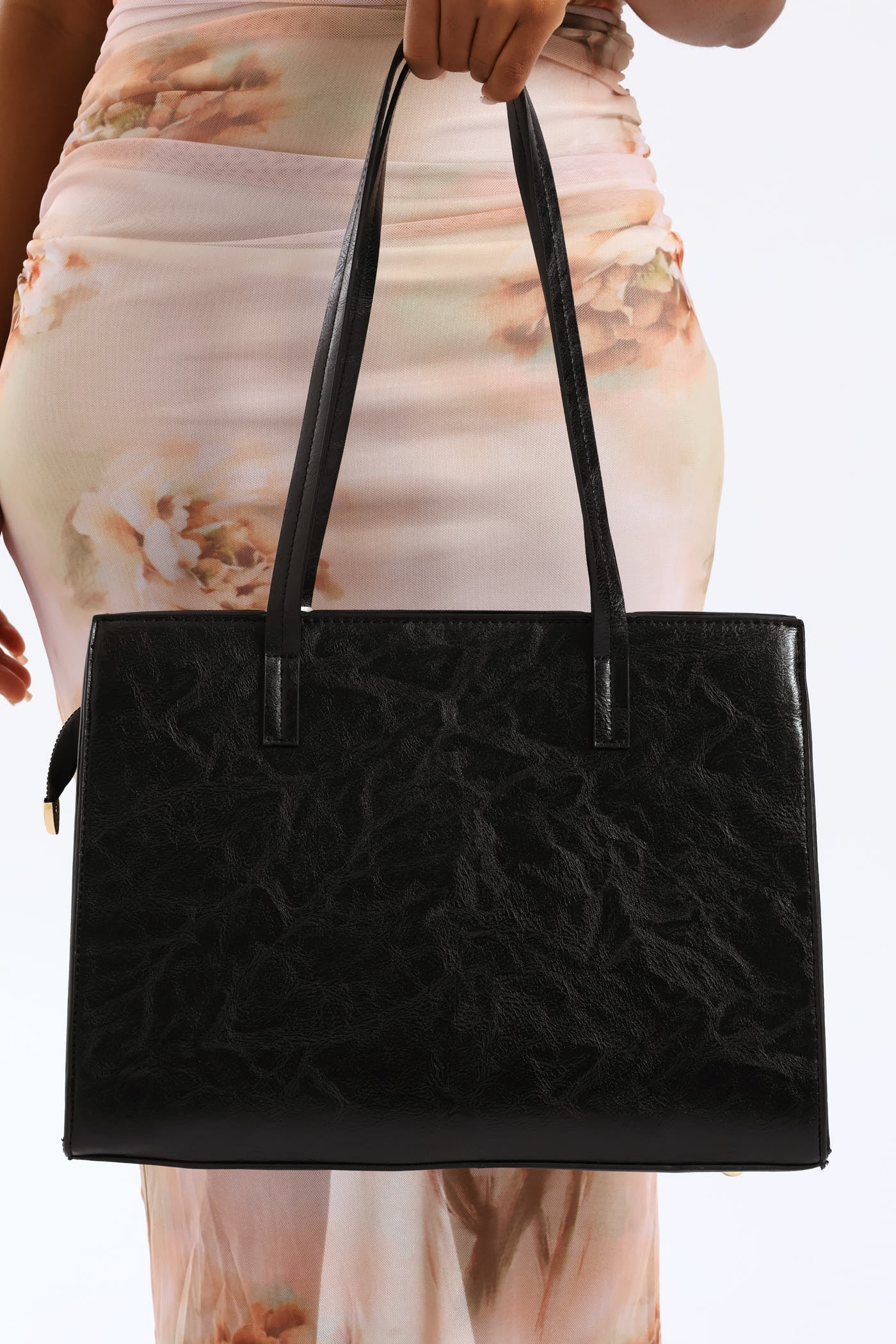 Square Shopper Bag - Black - Image 2