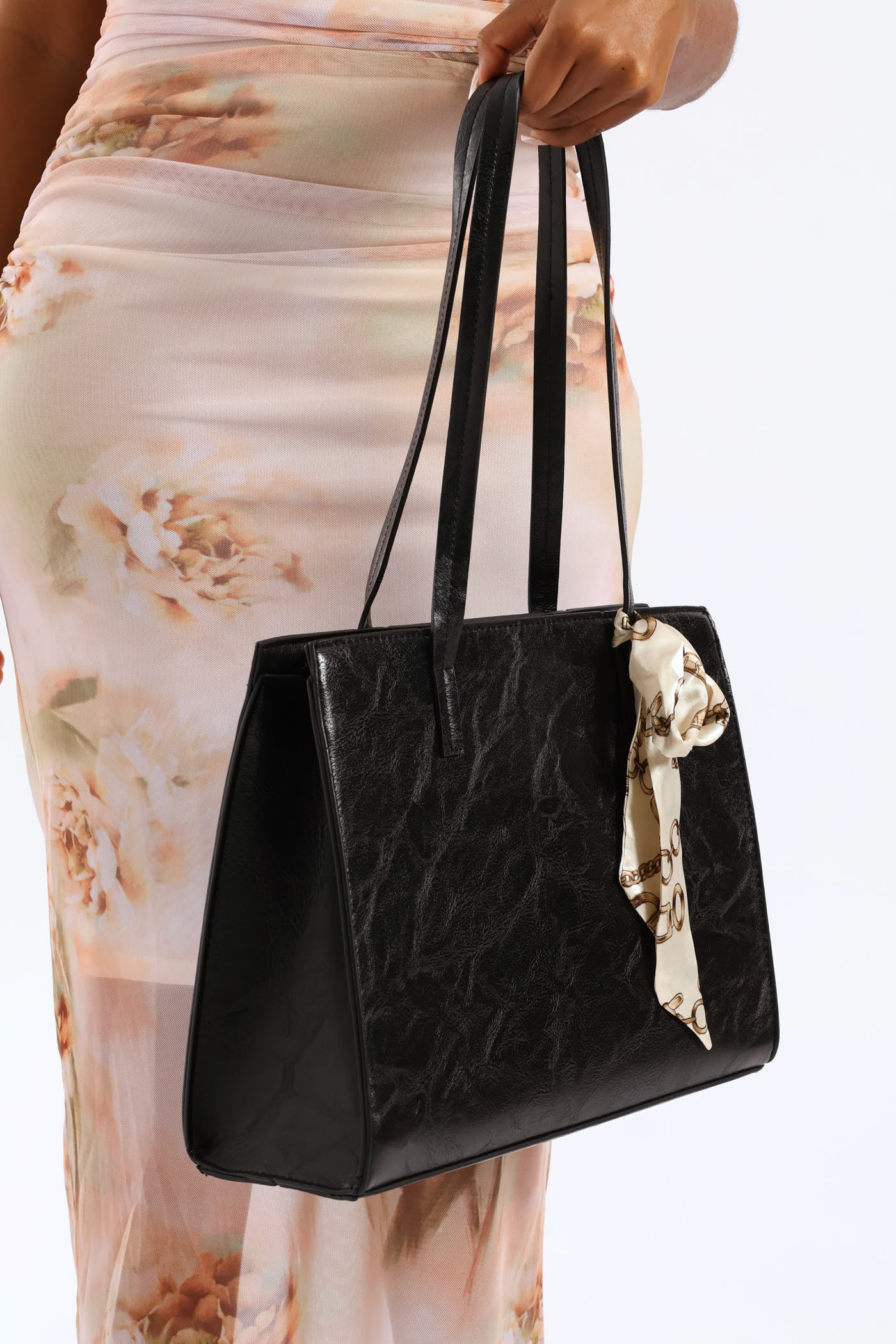 Square Shopper Bag - Black - Image 3