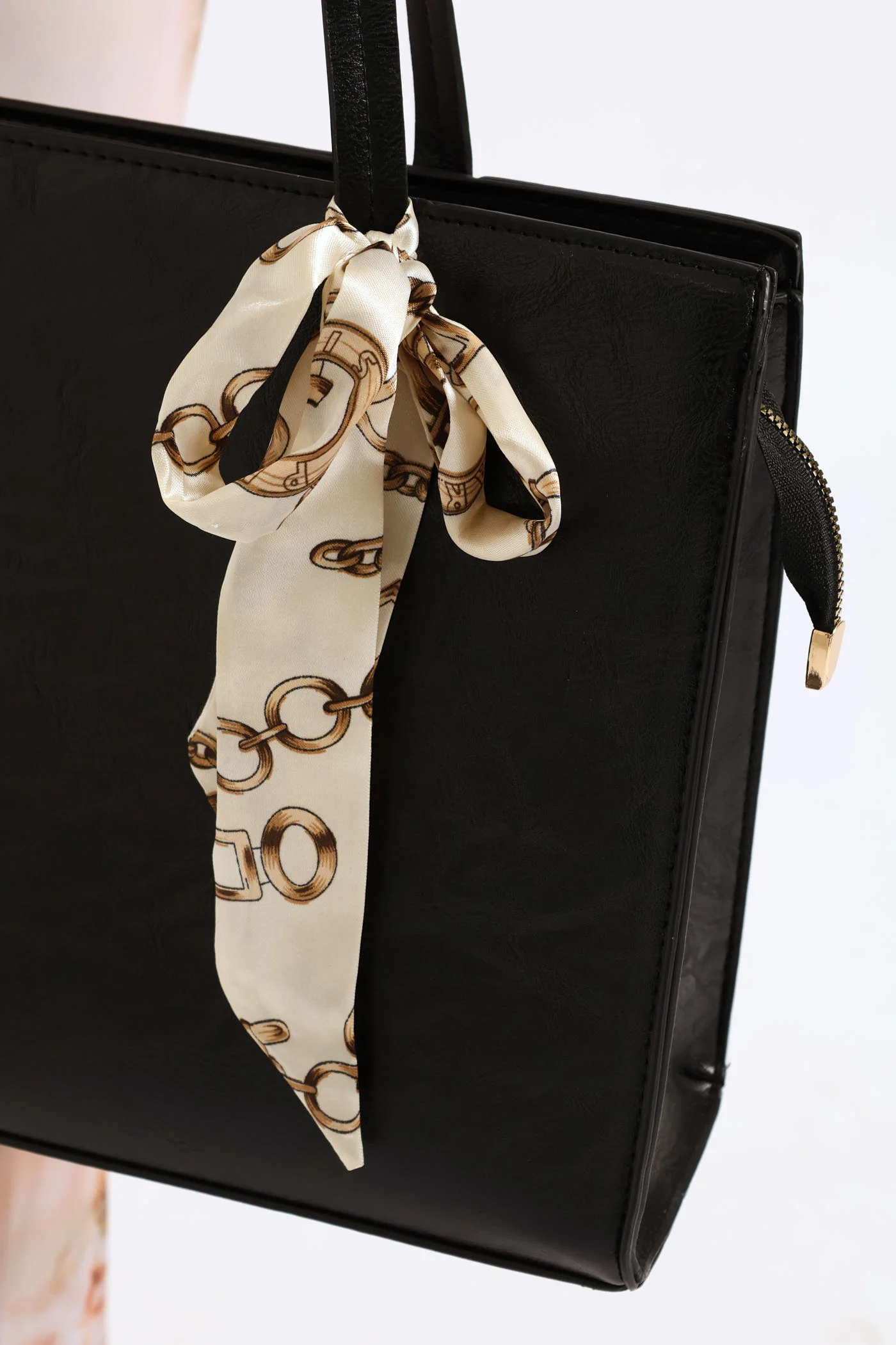 Square Shopper Bag - Black - Image 4