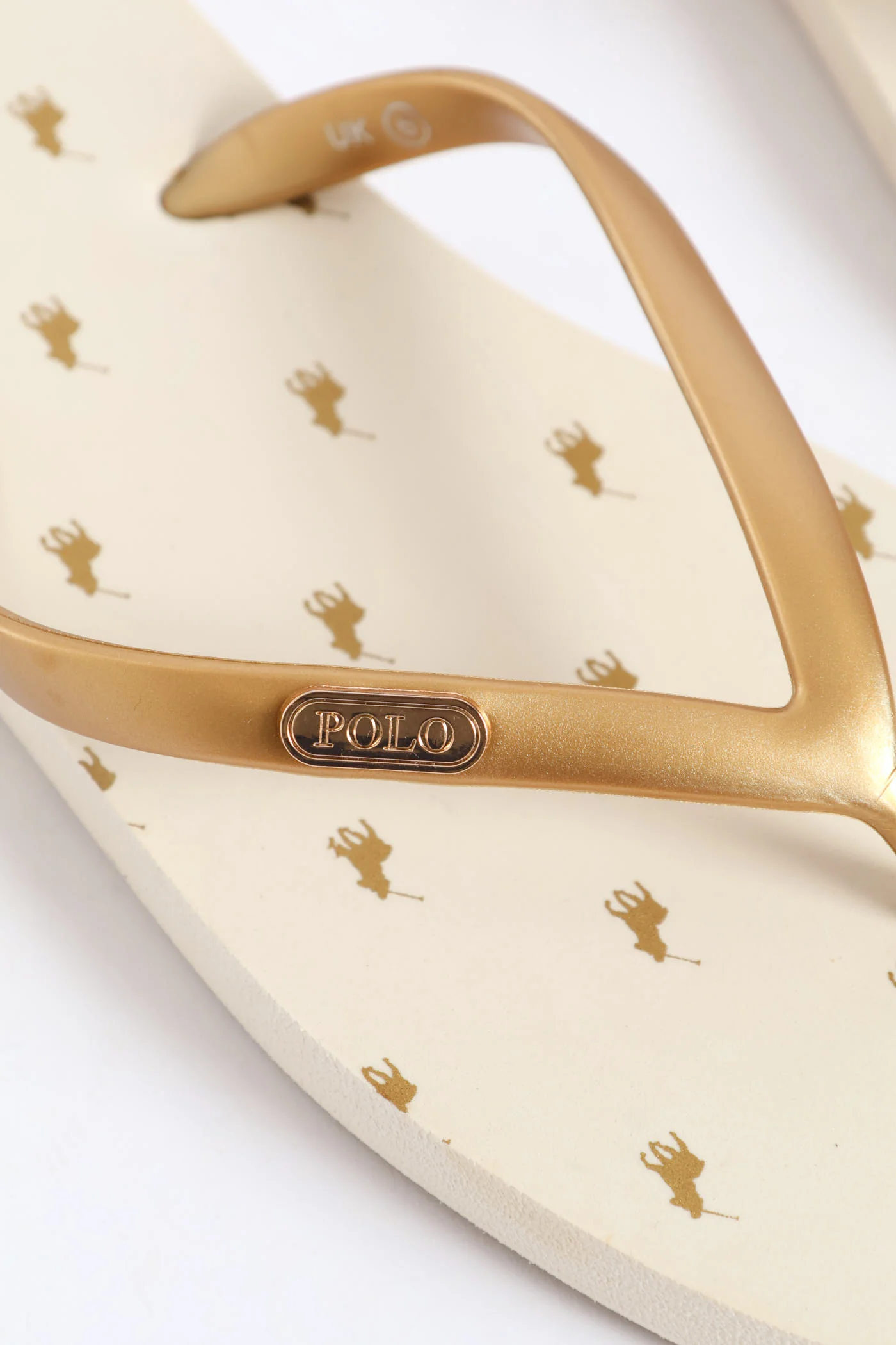 Squoval Monogram Flip Flop - Off White - Image 2