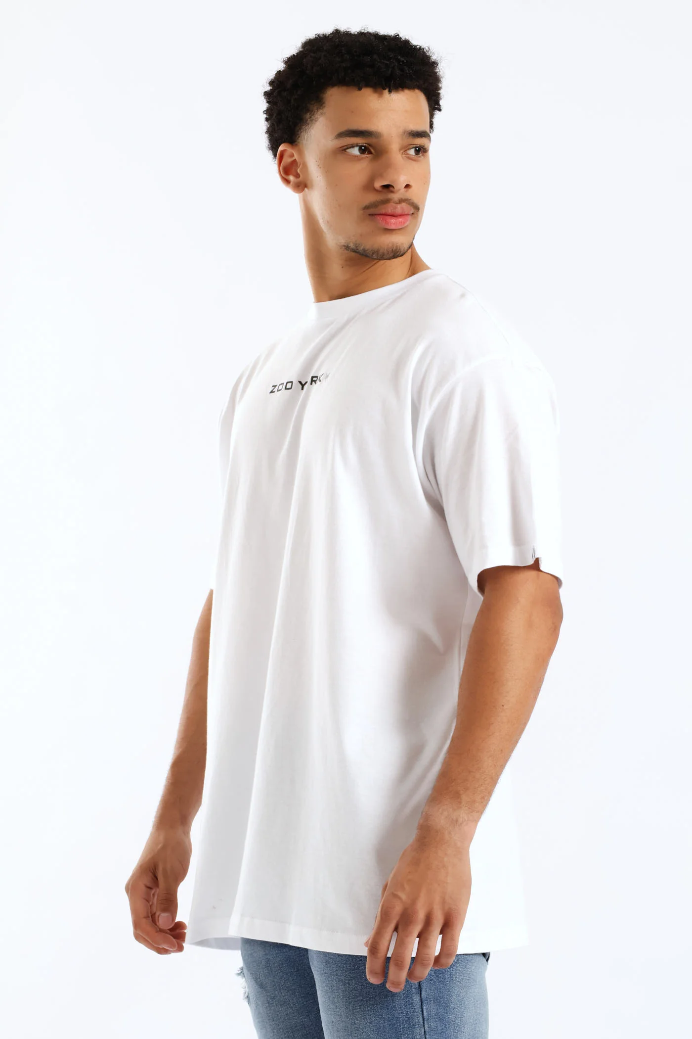 Stacked Board Tee - White - Image 3