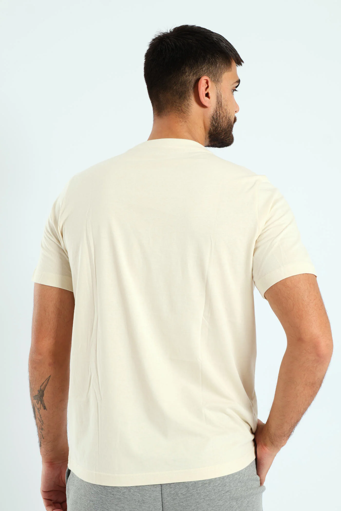 Stacked Graphic Tee - Cream - Image 2
