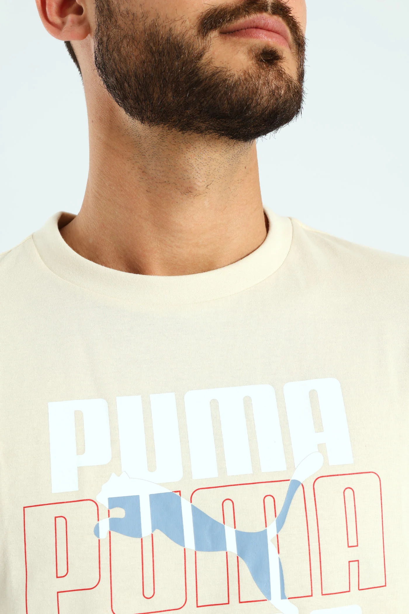Stacked Graphic Tee - Cream - Image 4