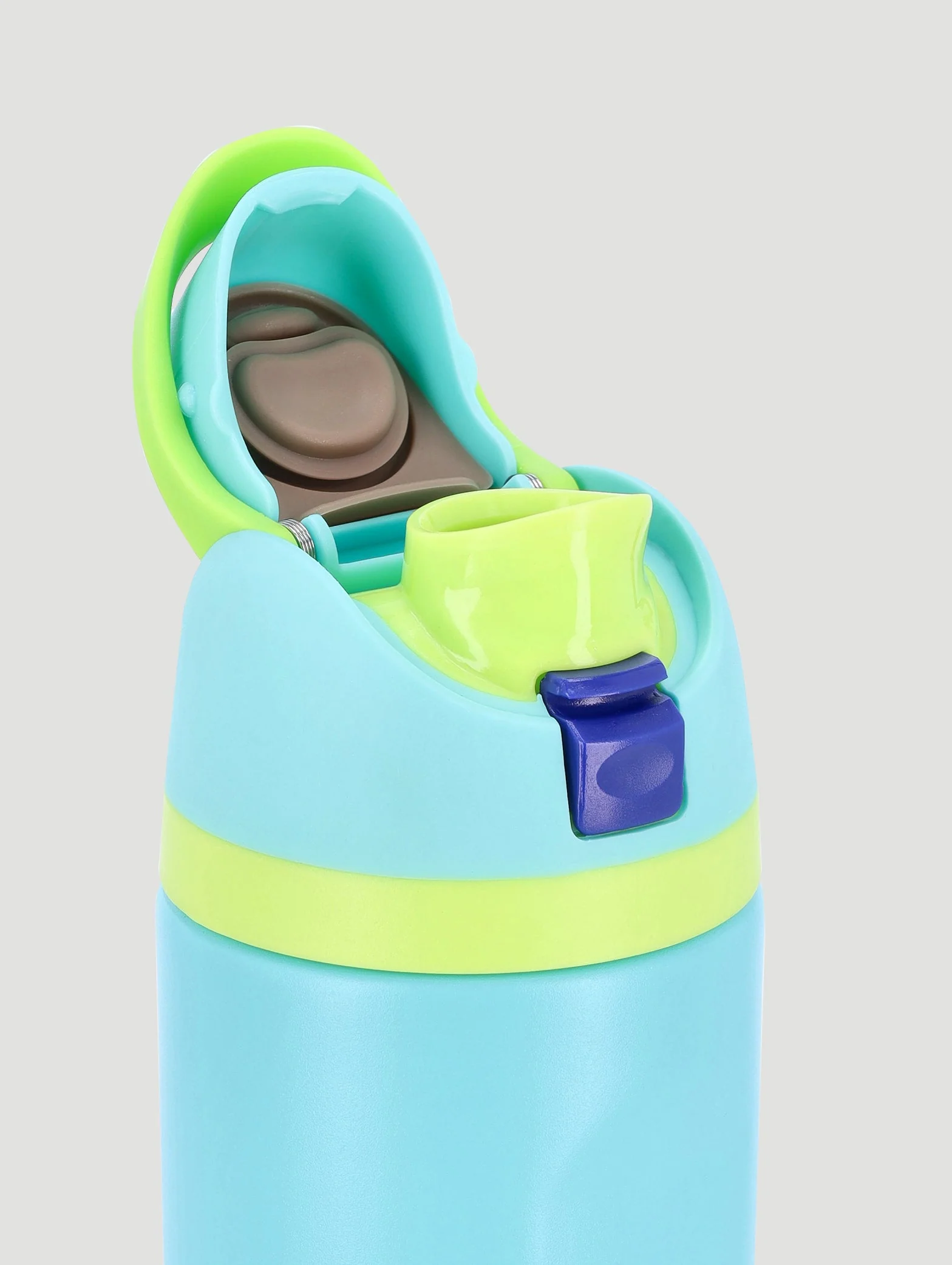 Stainless Steel Insulated Bottle 600ml - Aqua - Image 2