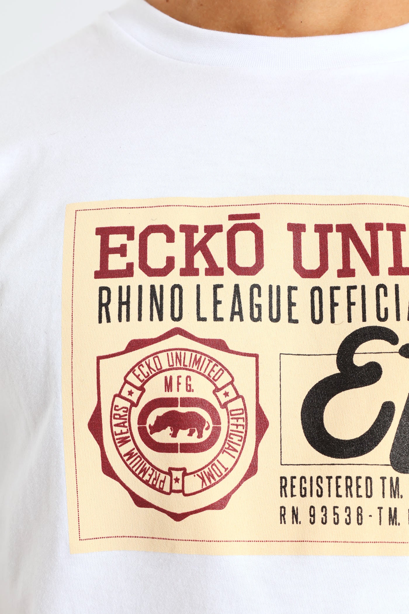 Stamp Tee - White - Image 4
