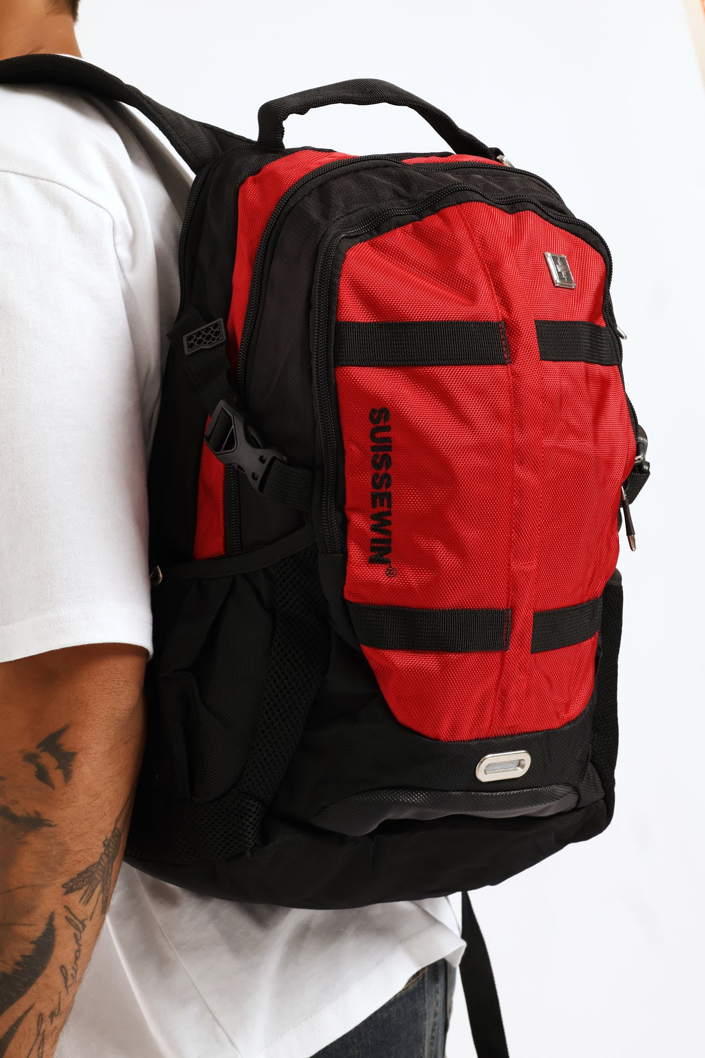Standard Backpack - Red/Black - Image 2