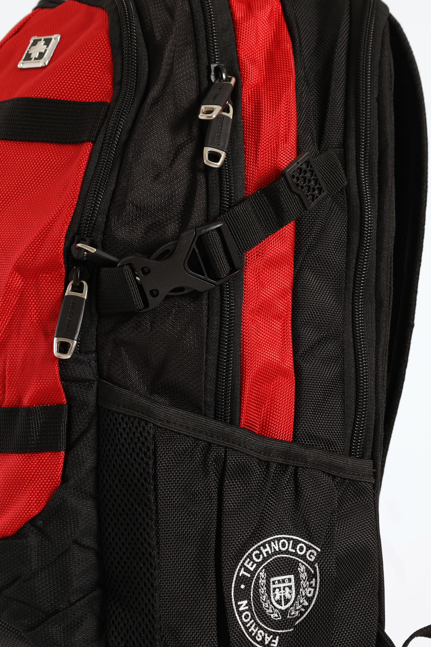 Standard Backpack - Red/Black - Image 4