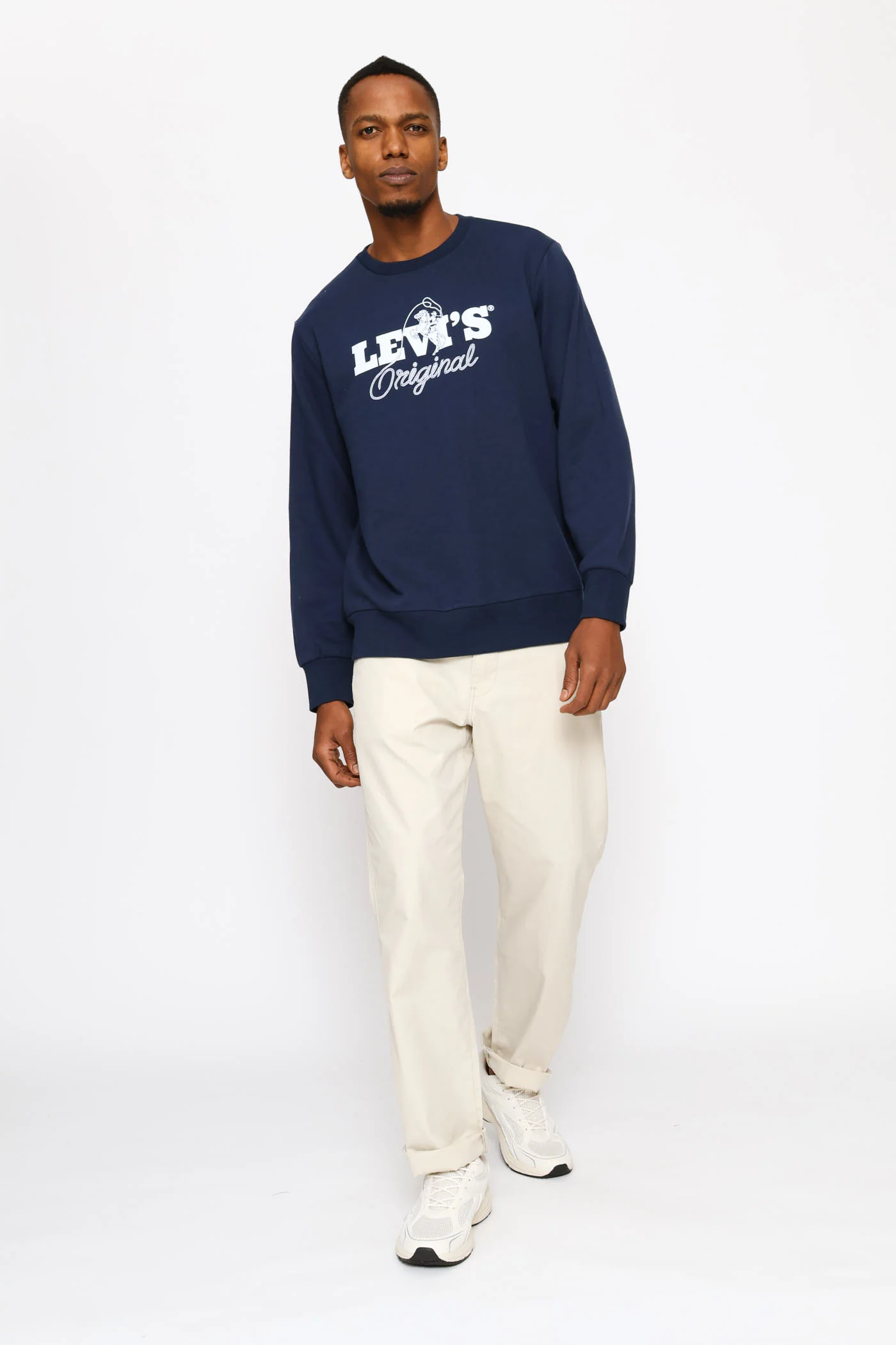 Standard Graphic Crew Top - Navy - Image 5