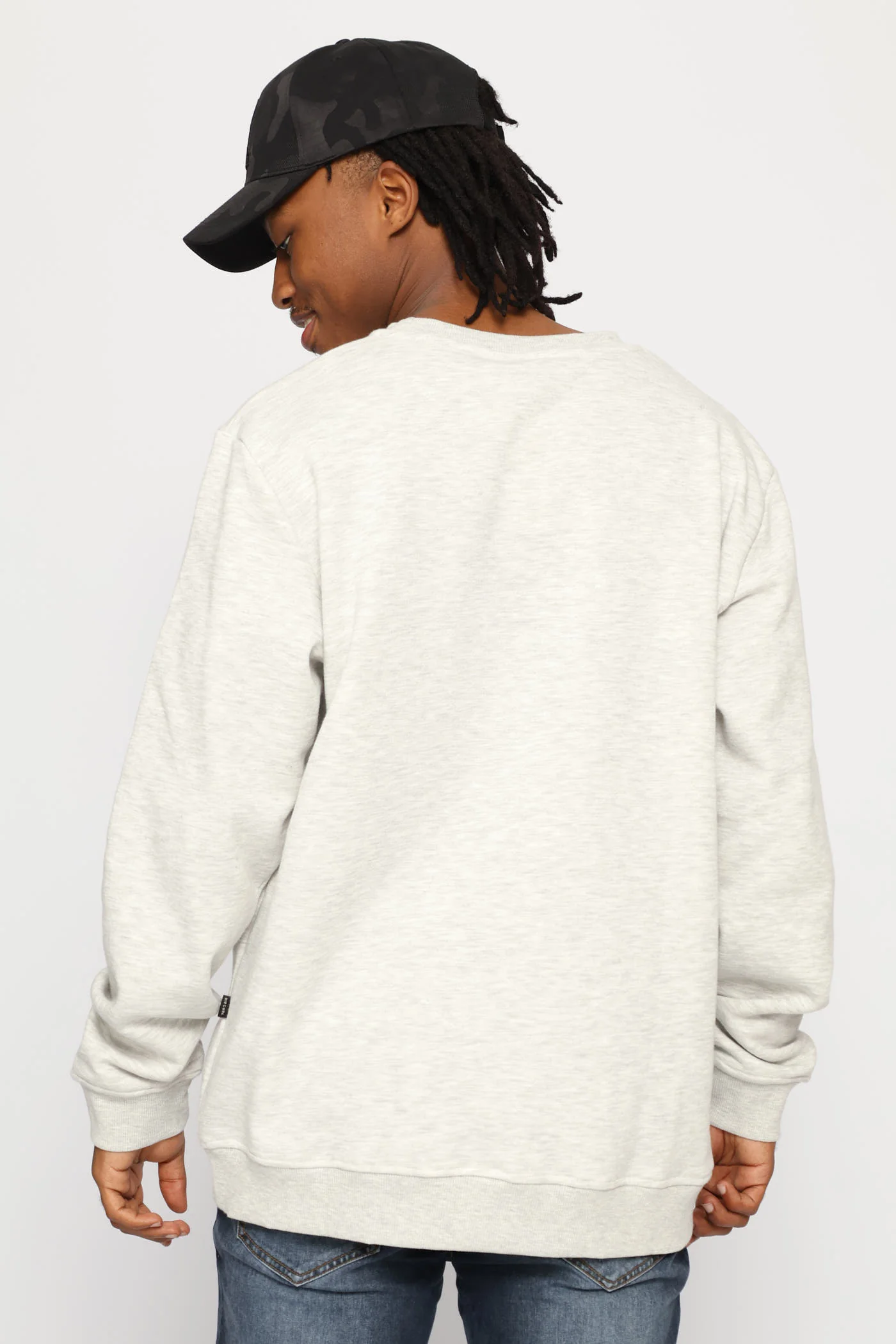 Stapler Patch Crew Top - Grey - Image 7