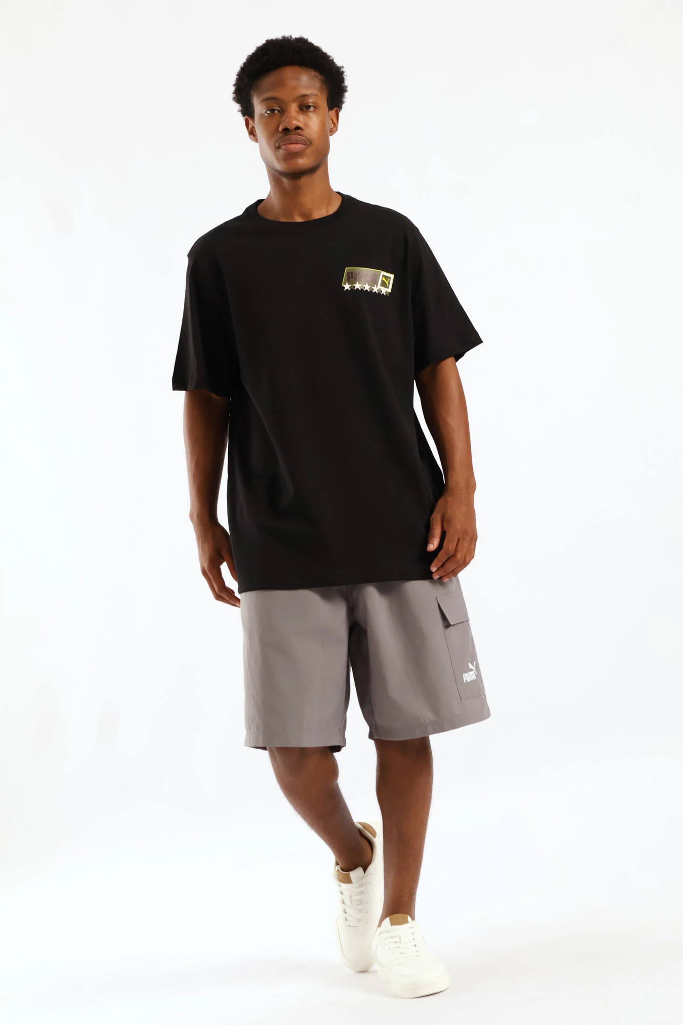 Star Logo Graphic Tee - Black - Image 2
