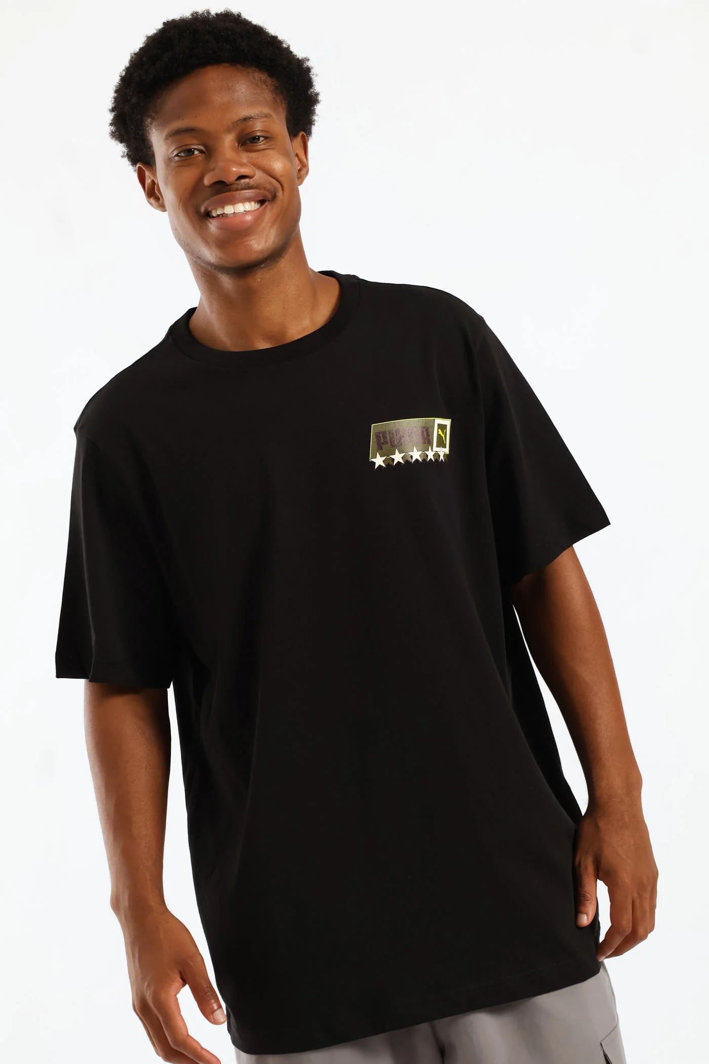 Star Logo Graphic Tee - Black - Image 3