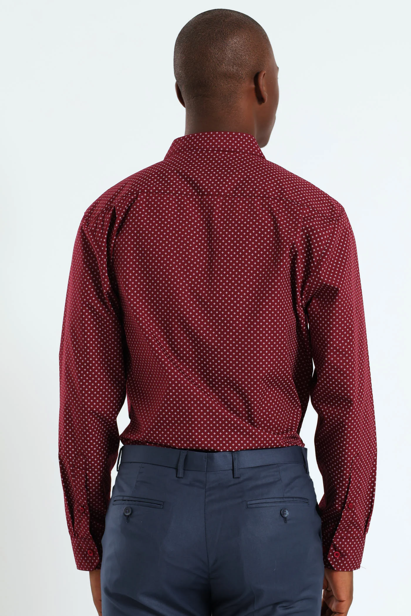Star Shirt - Burgundy - Image 4