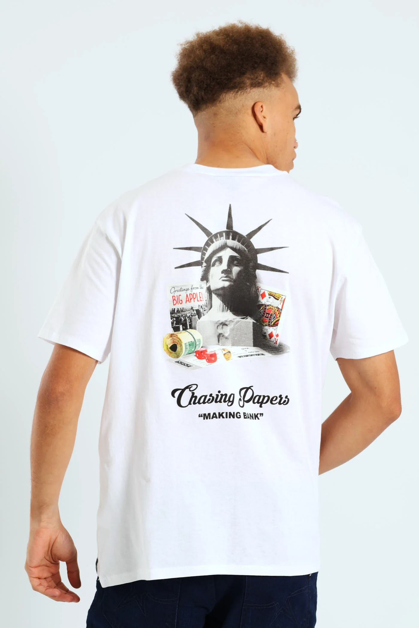 Statue Print Tee - White - Image 2