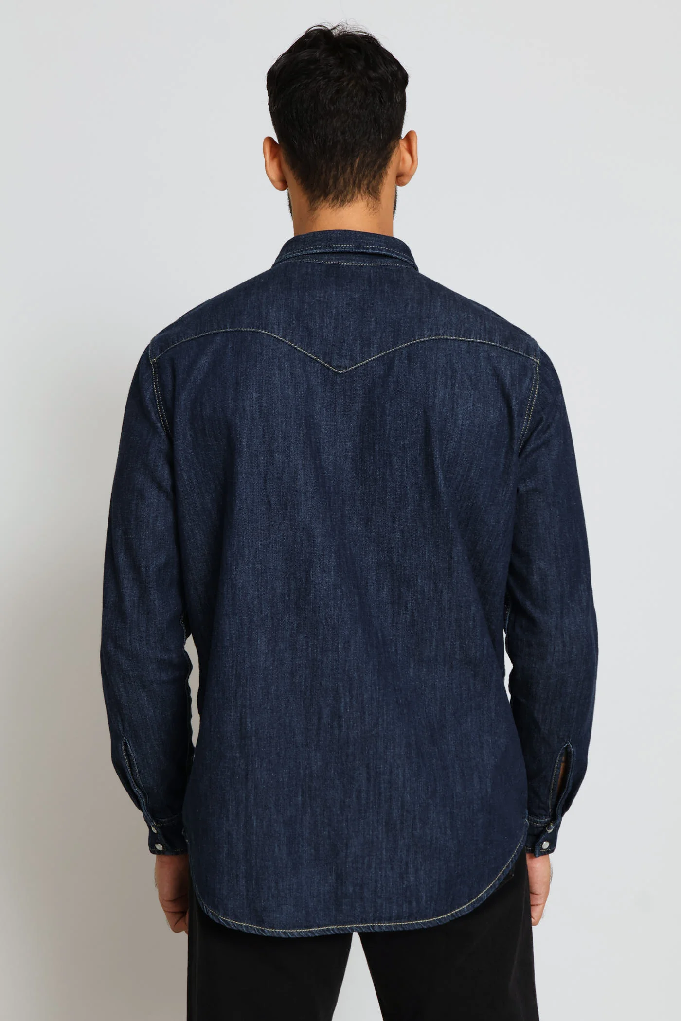 Std Za Classic Western Shirt - Indigo - Image 5