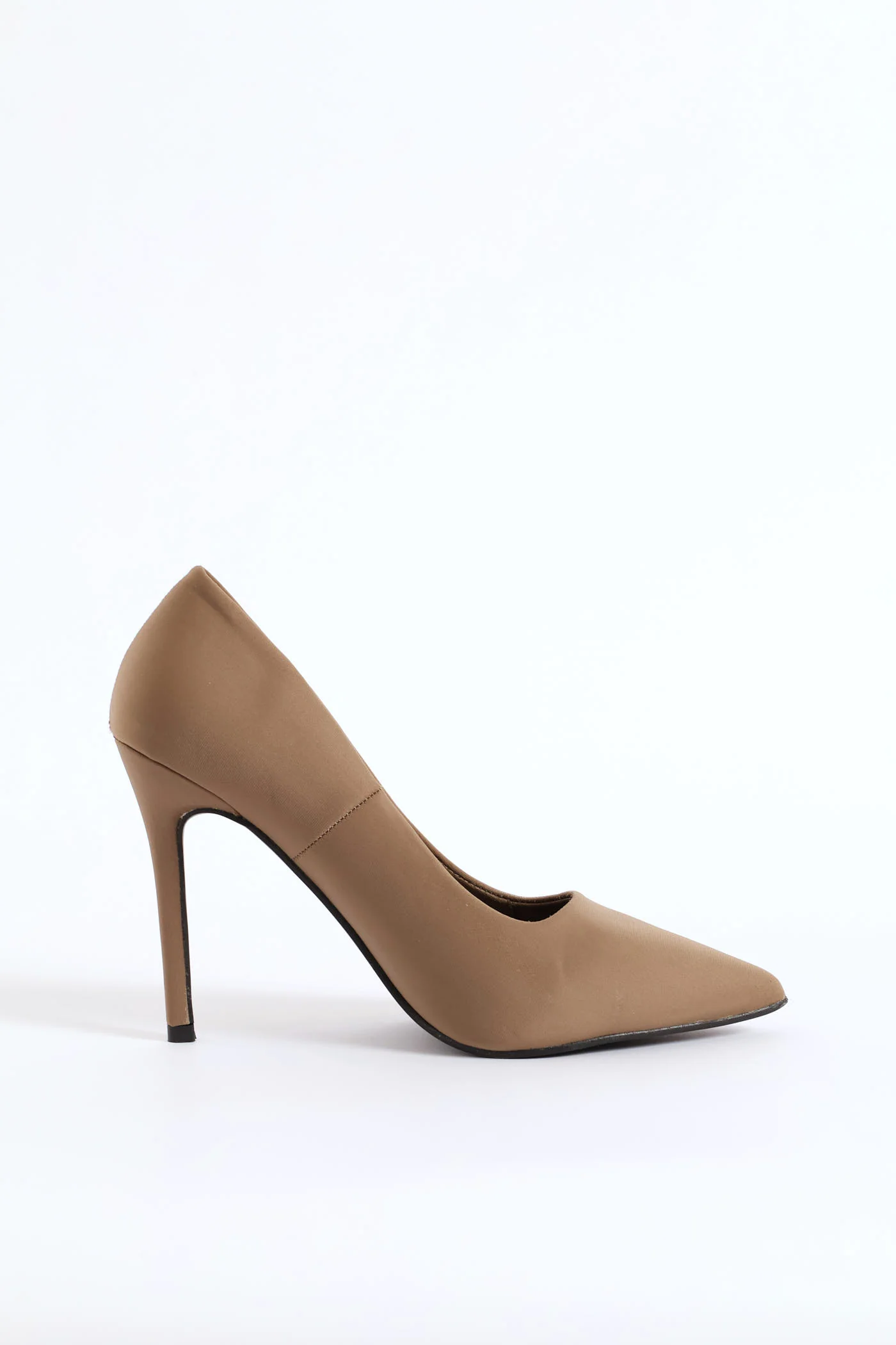 Stiletto Court Heel - Stone - Image 3
