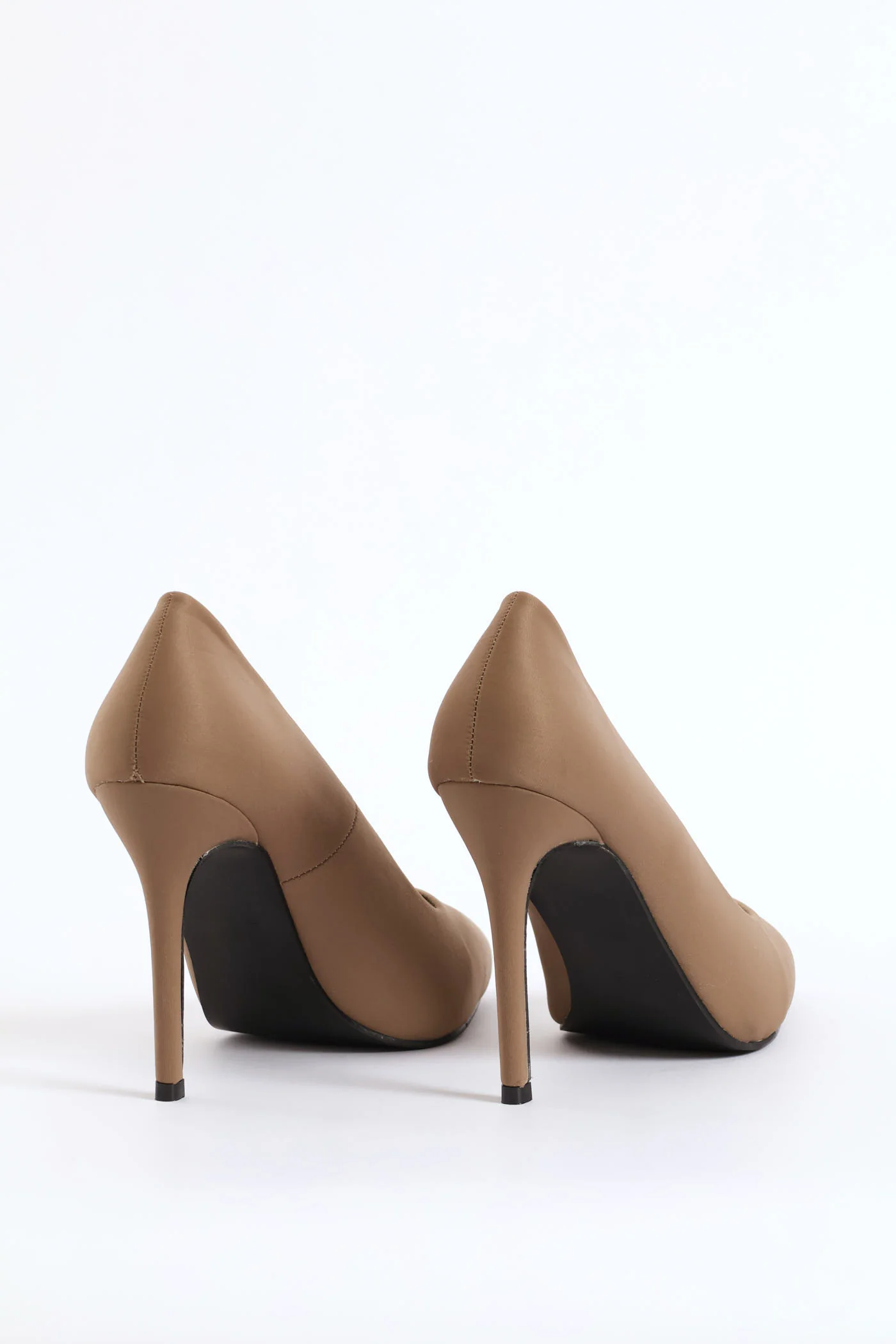 Stiletto Court Heel - Stone - Image 4