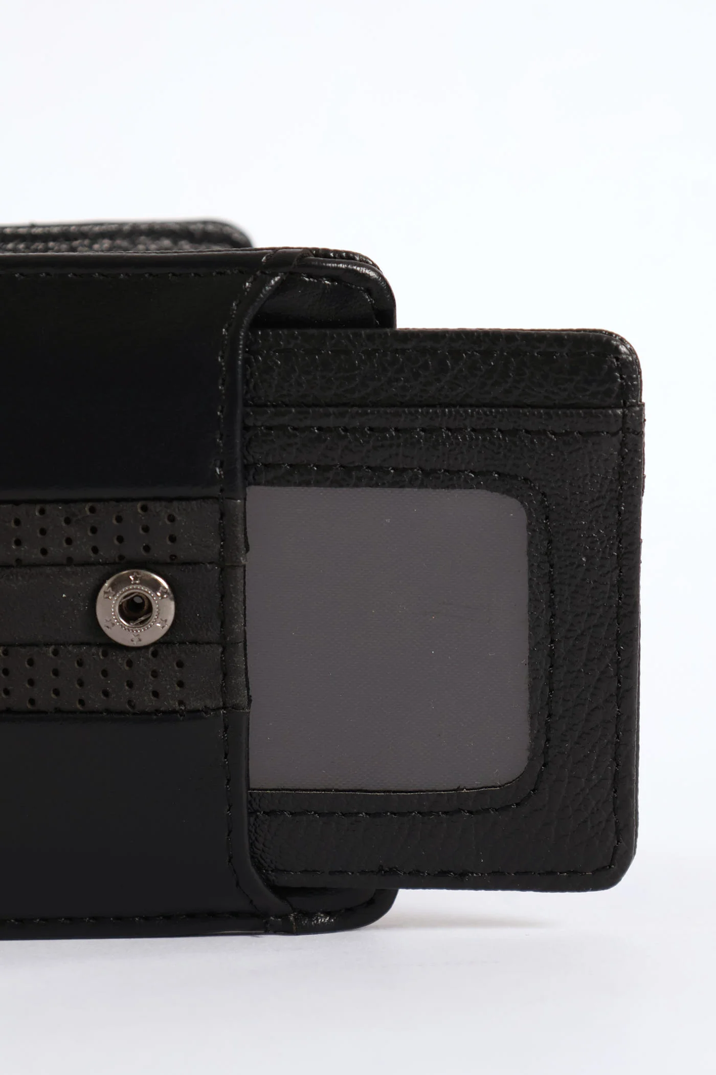 Stitched Billfold Wallet - Black - Image 2