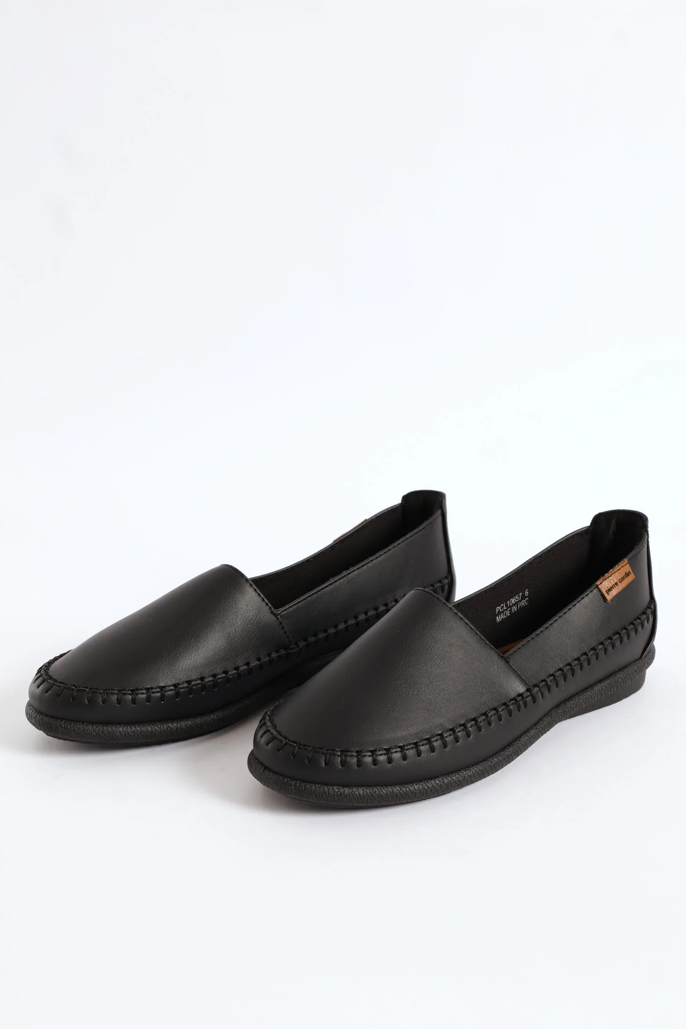 Stitched Detail Loafer - Black - Image 5