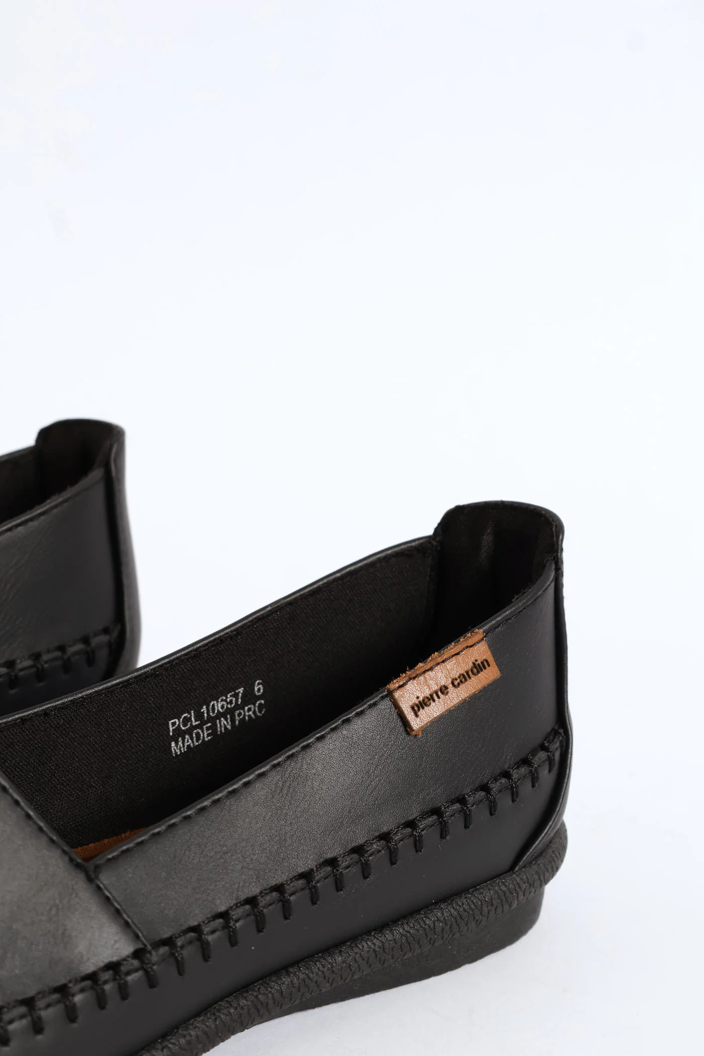 Stitched Detail Loafer - Black - Image 6