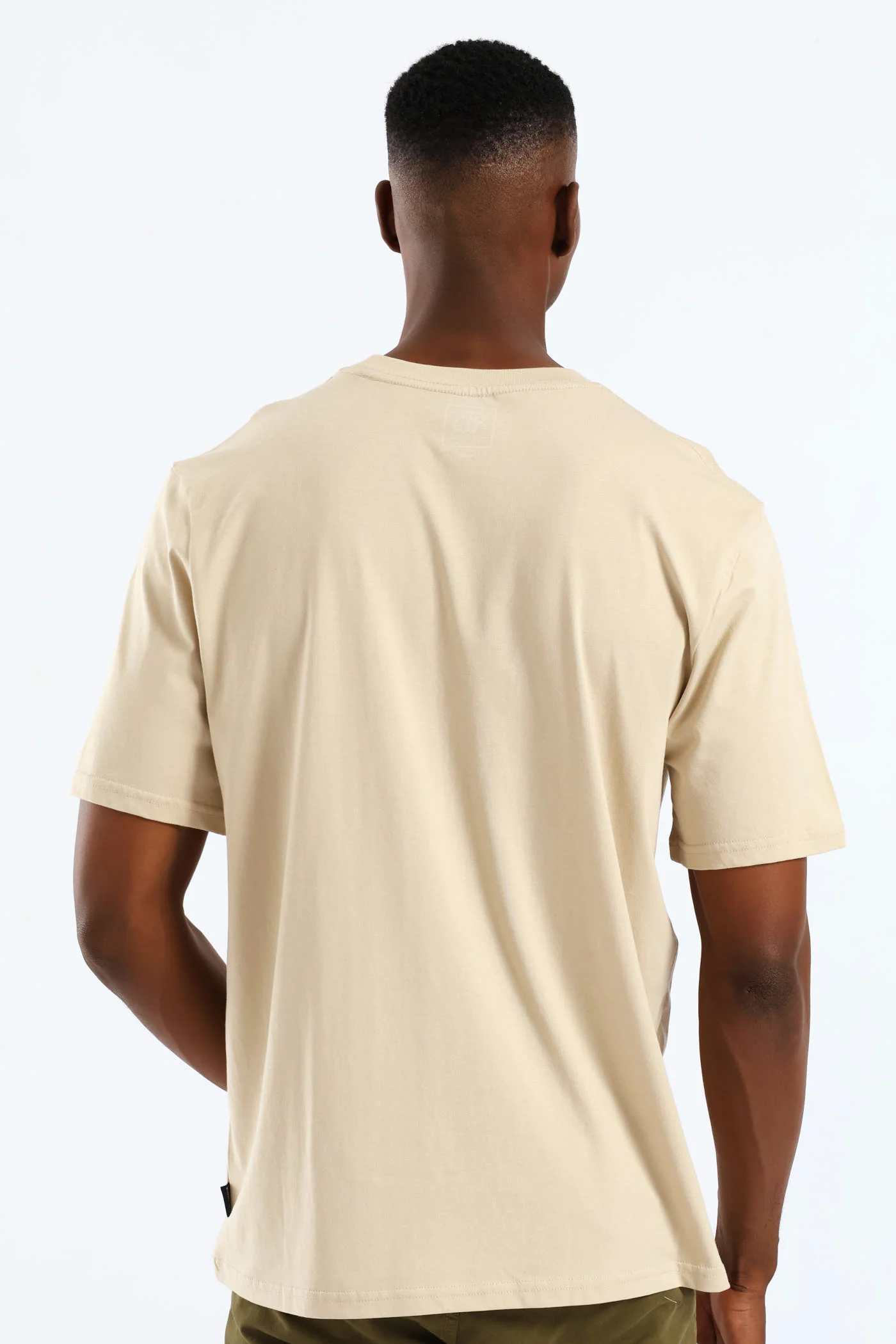 Stn Denim Tee - Stone - Image 4
