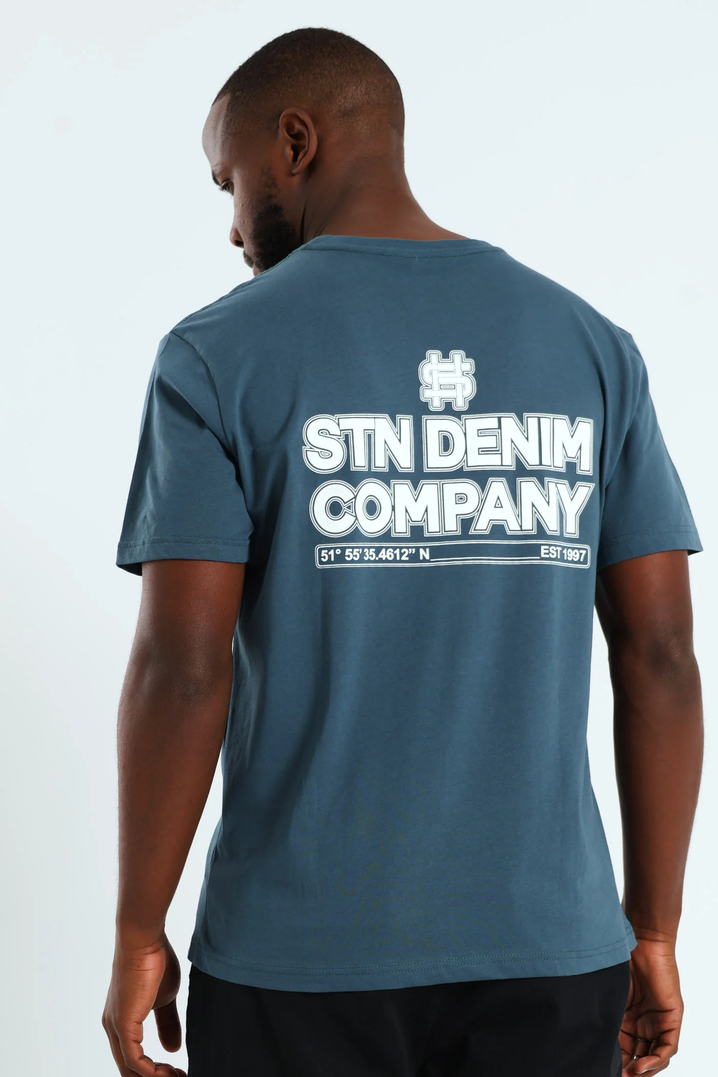 Stone Denim Co. Front & Back Tee - Teal - Image 2