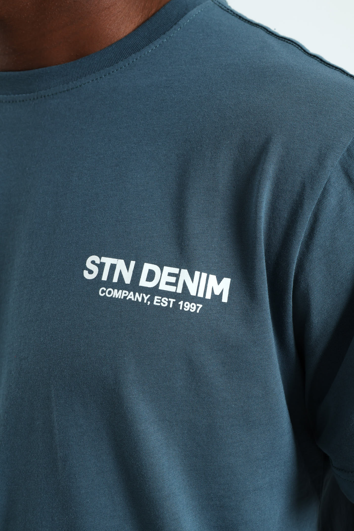 Stone Denim Co. Front & Back Tee - Teal - Image 3