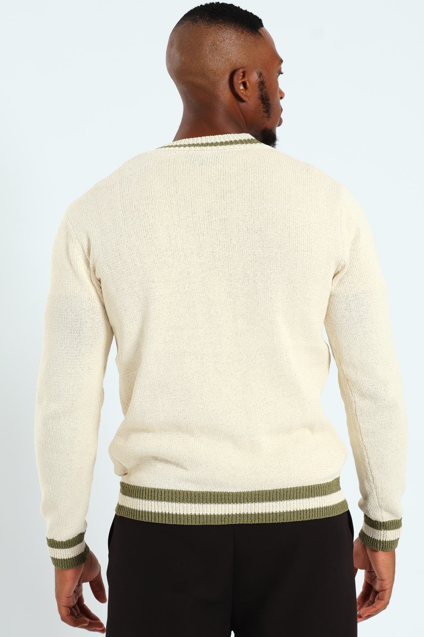 Stone Embroidered Cardigan - Stone - Image 4