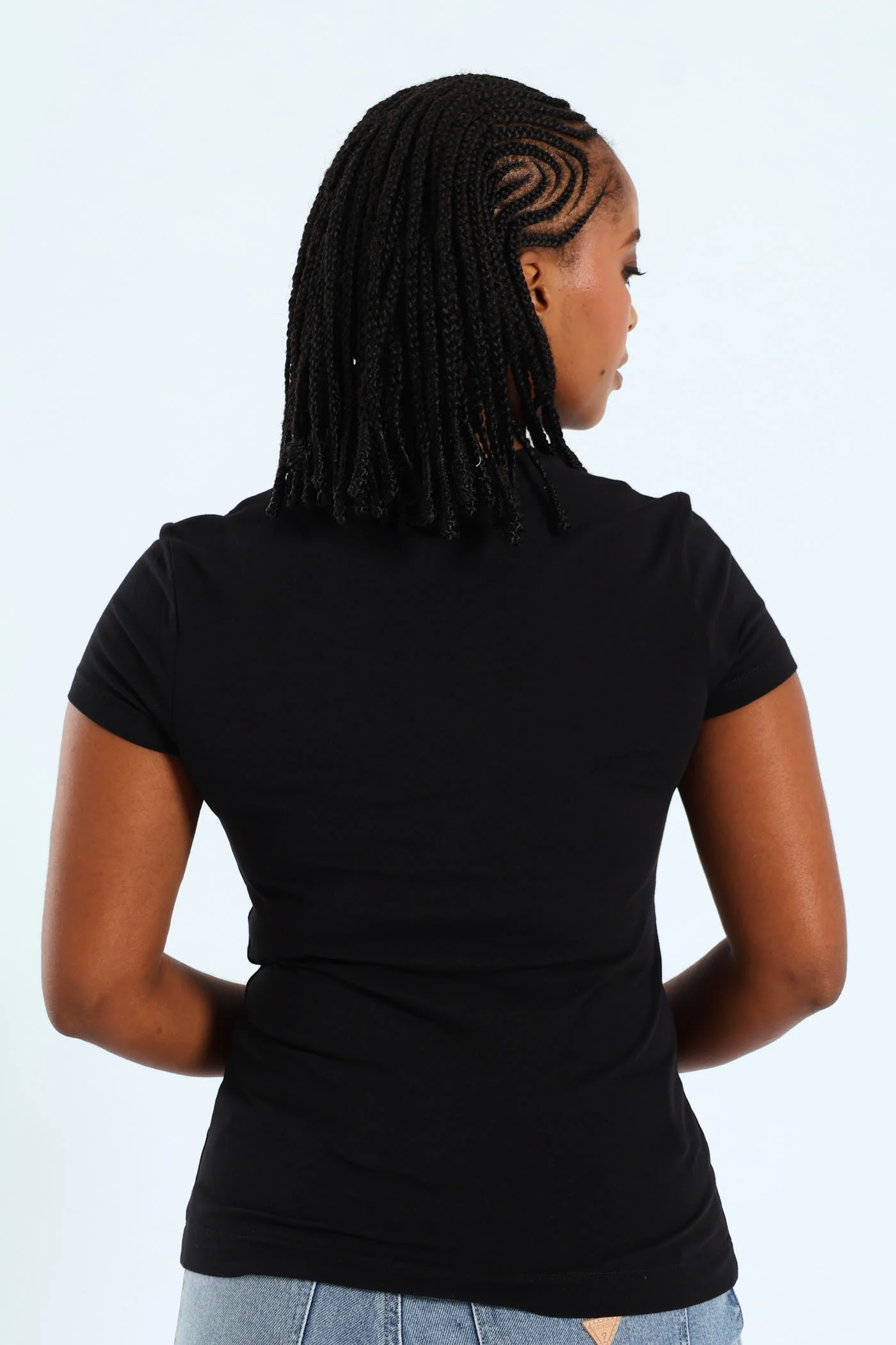 Stone Script Tee - Black - Image 3