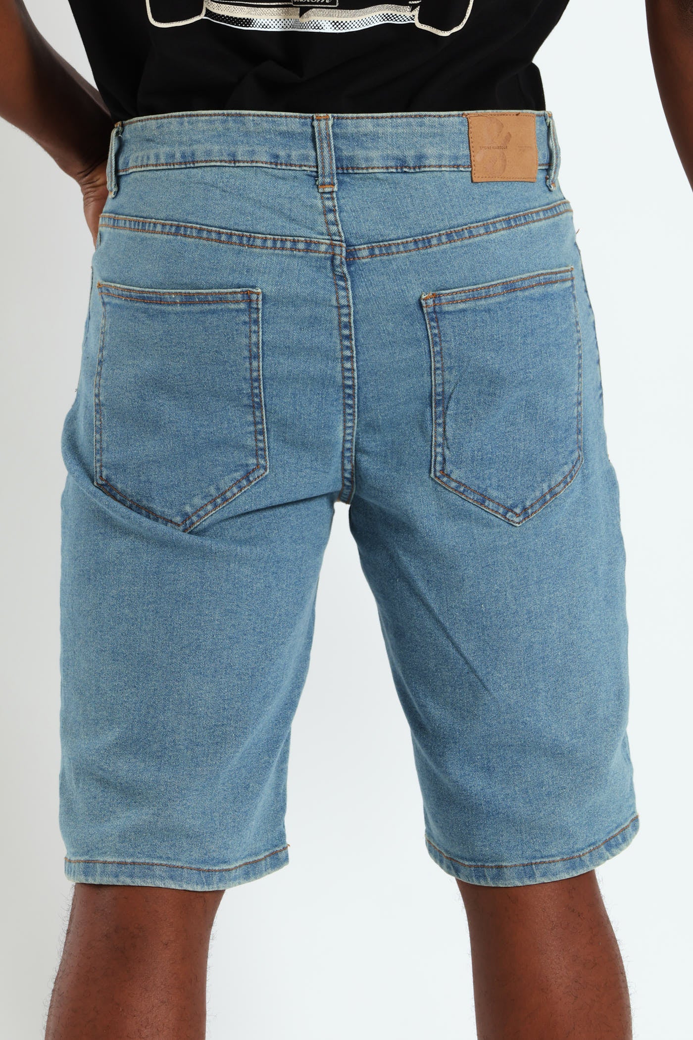 Stone Tint Denim Short - Mid Denim - Image 3