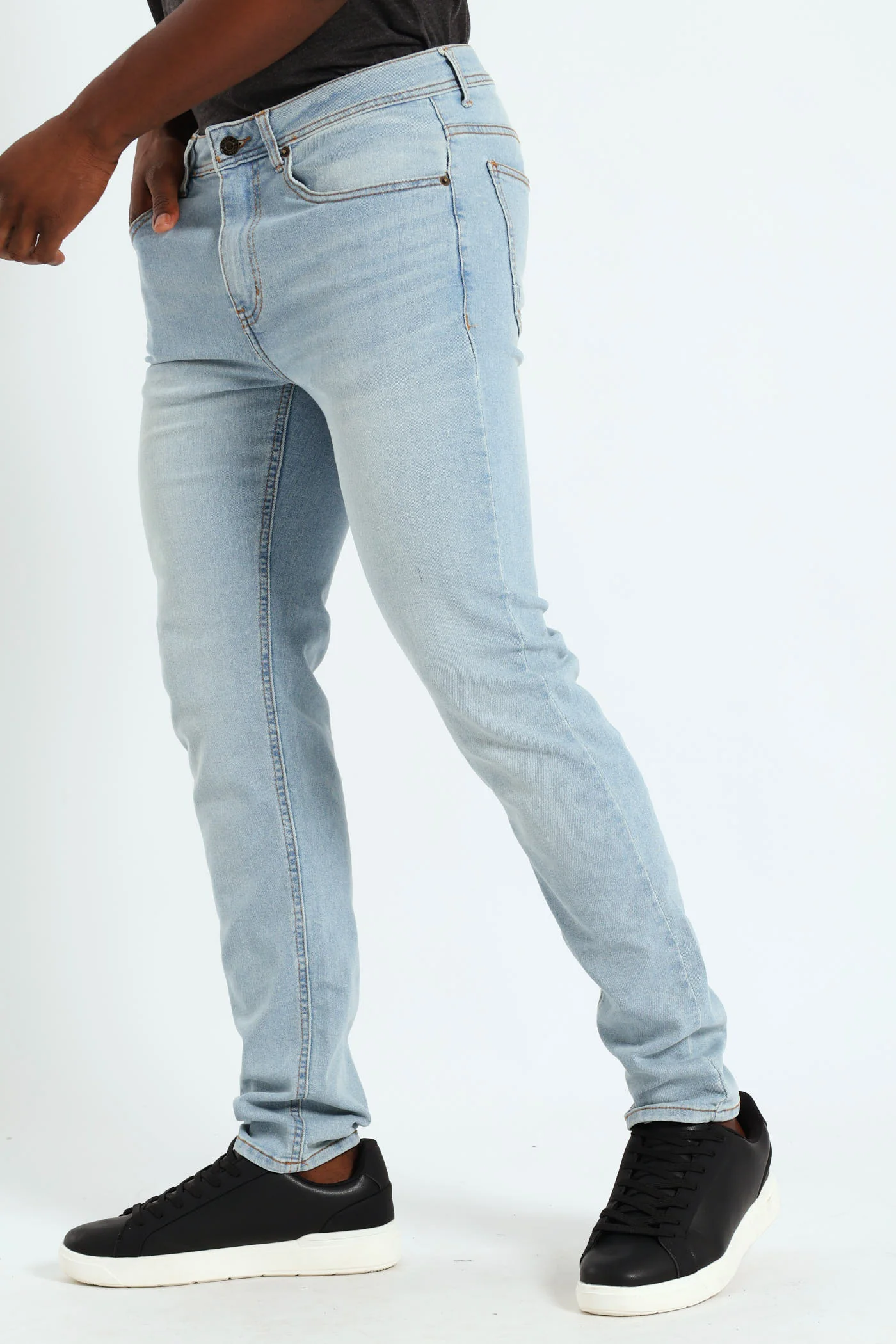 Stone Tint Skinny Jean - Light Wash - Image 3