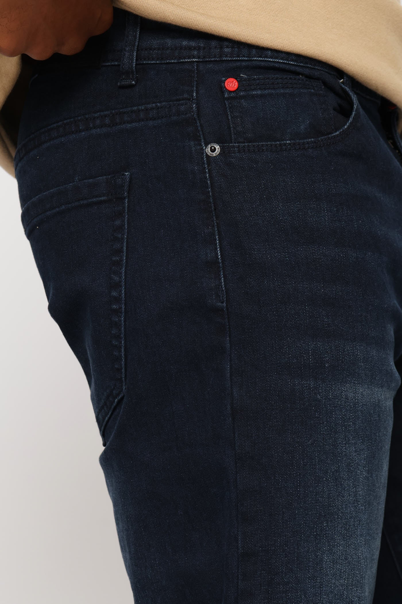 Straight Fashion Denim - Blue/Black - Image 5
