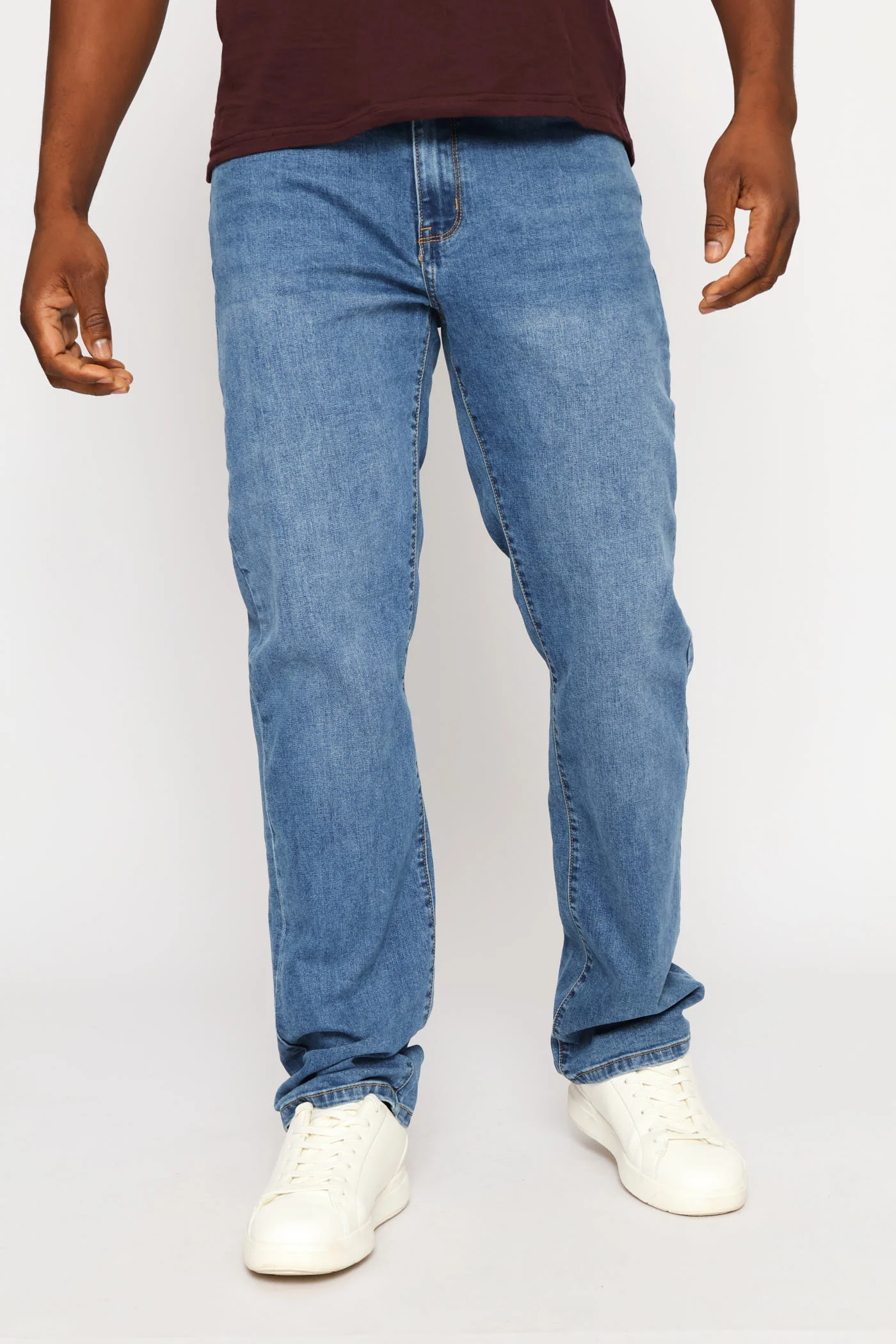 Straight Fashion Denim - Mid Wash - Image 4