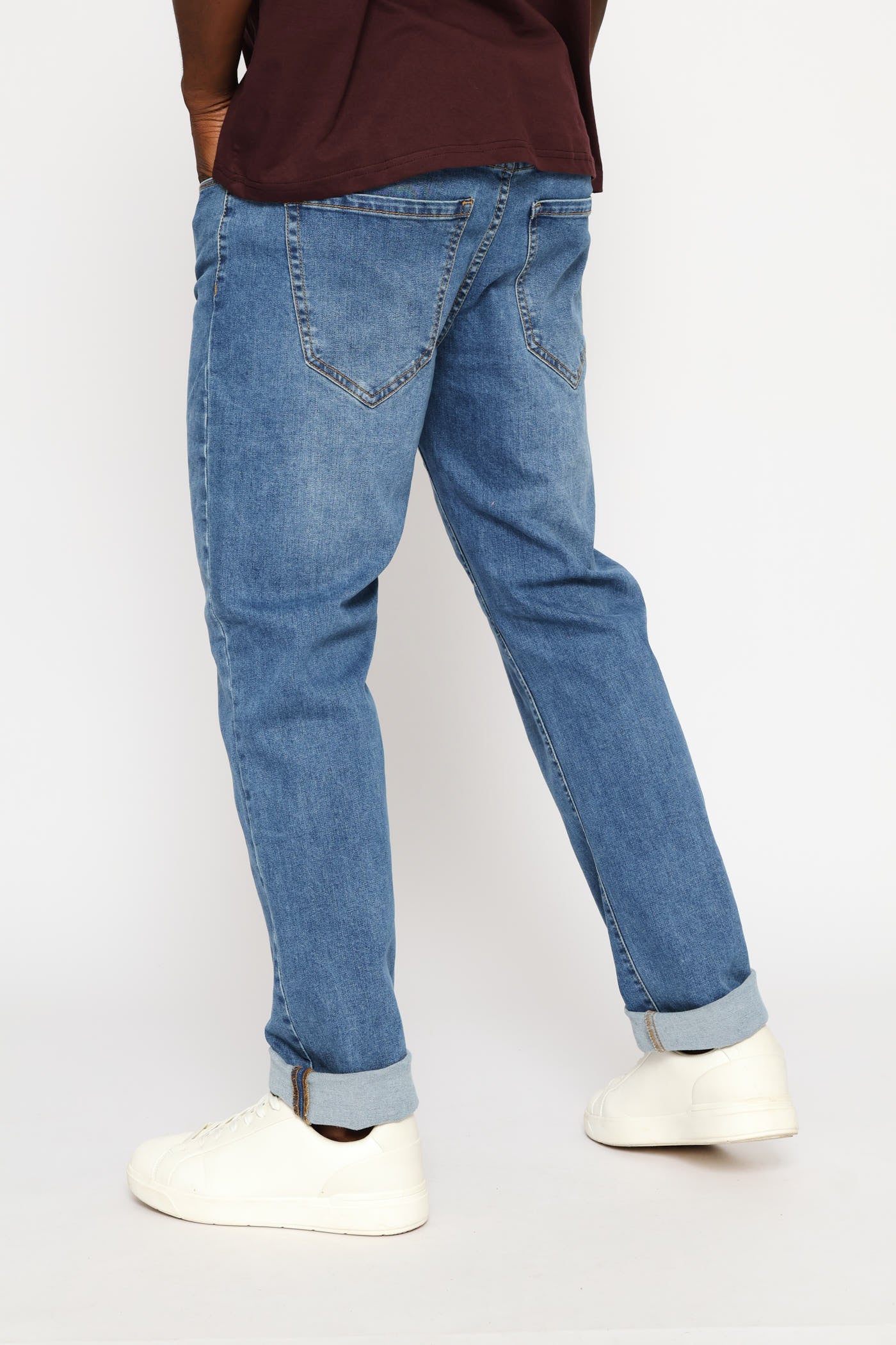Straight Fashion Denim - Mid Wash - Image 5