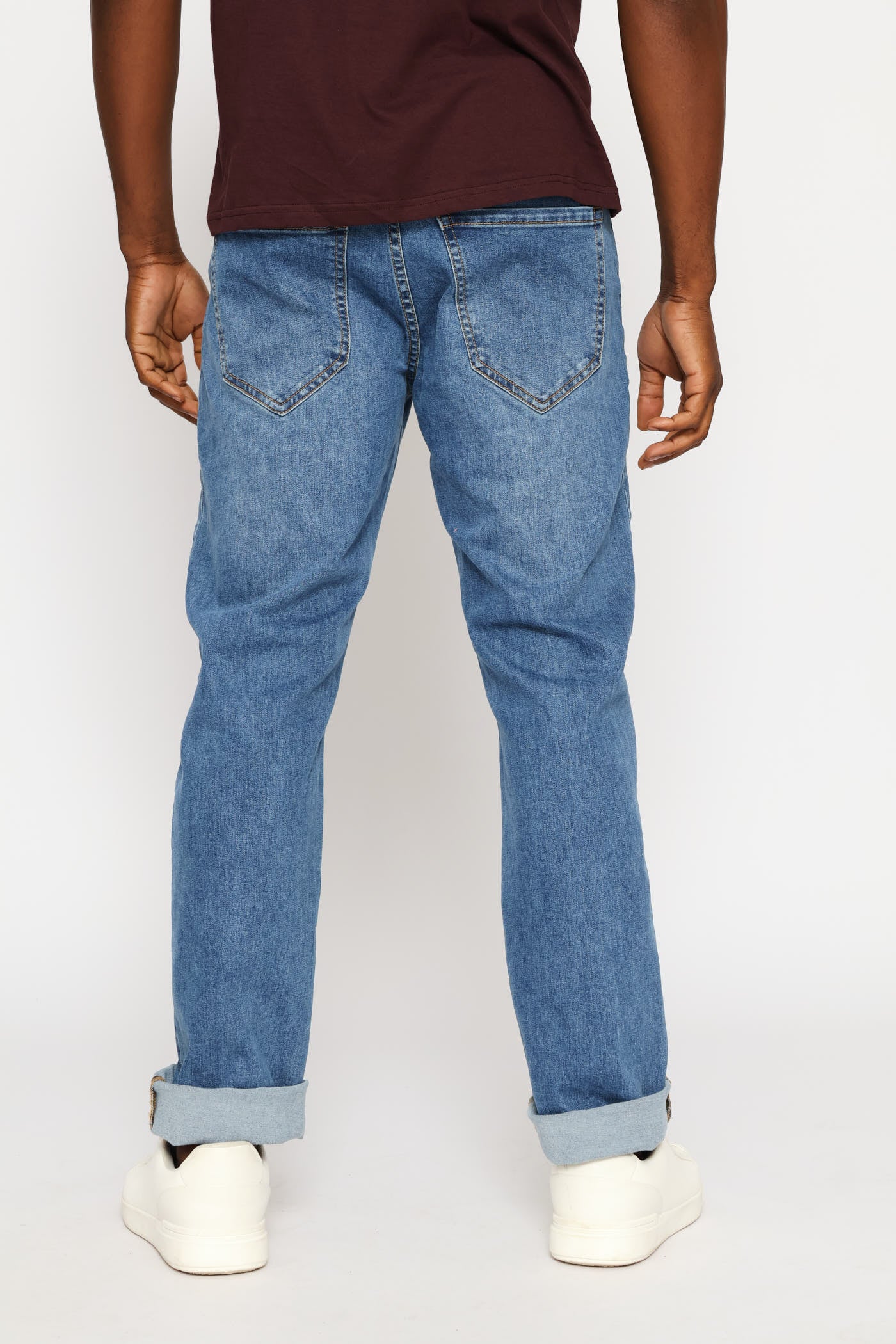 Straight Fashion Denim - Mid Wash - Image 6