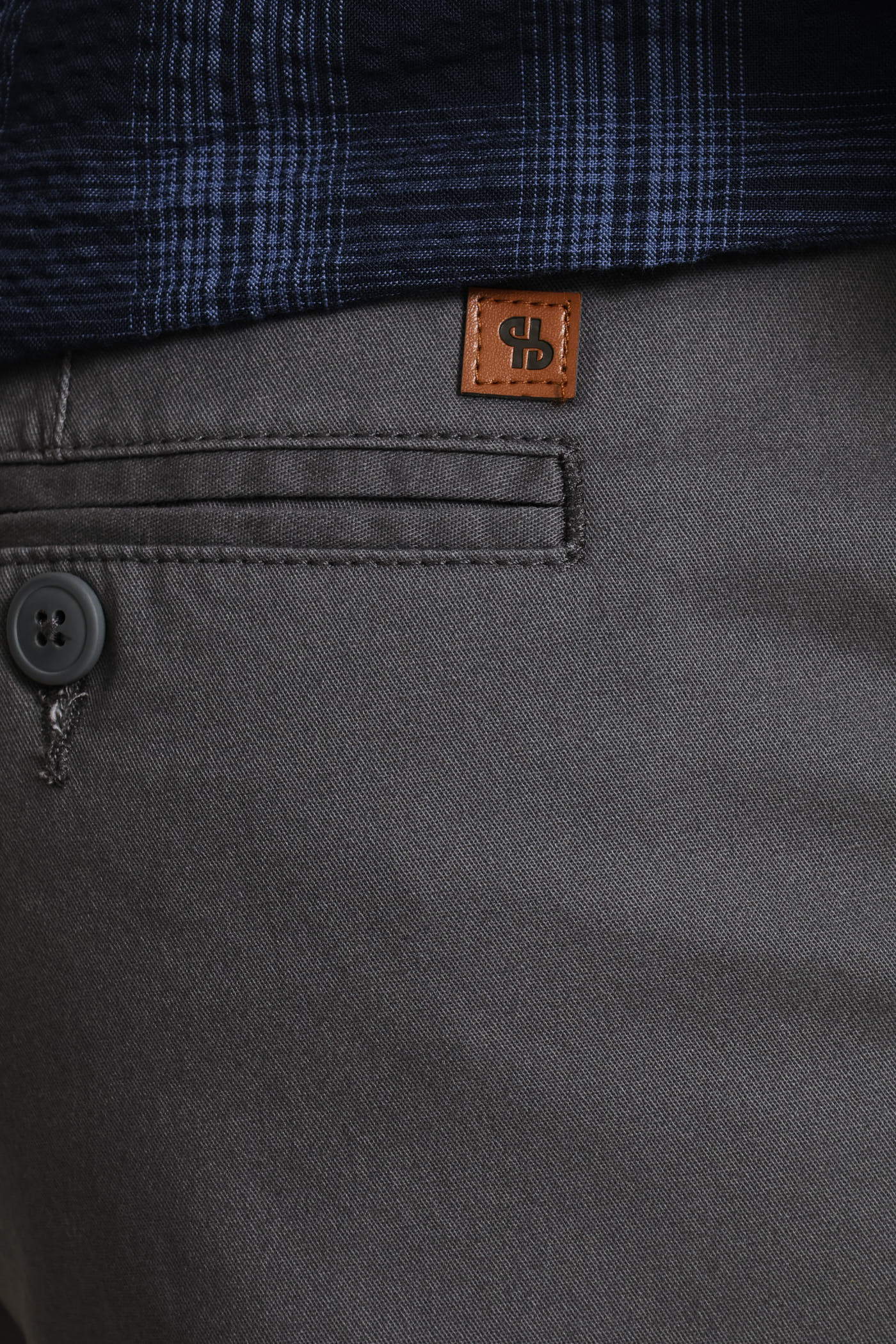 Straight Leg Chino - Grey - Image 5