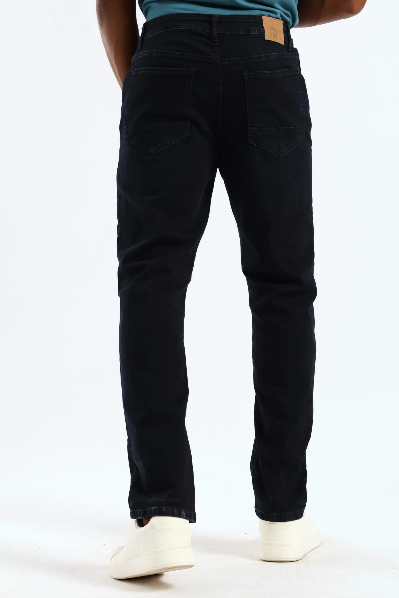 Straight Stretch Denim - Blue/Black - Image 2