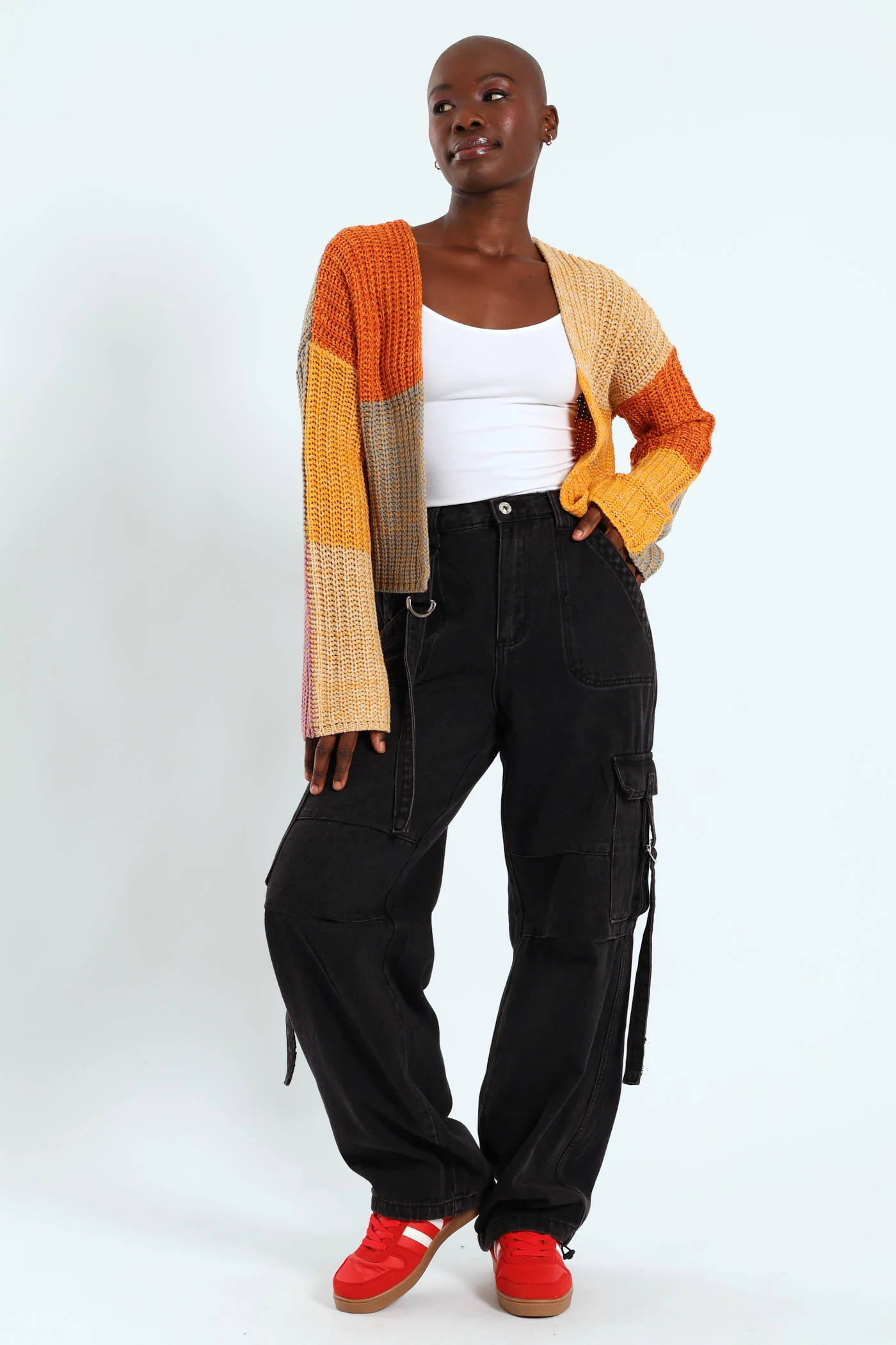 Strap Cargo Jean - Black Rinse Wash - Image 2