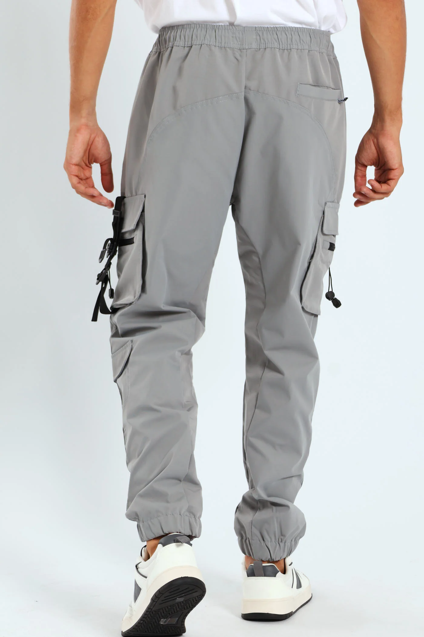 Strap Cargo Jogger - Grey - Image 3