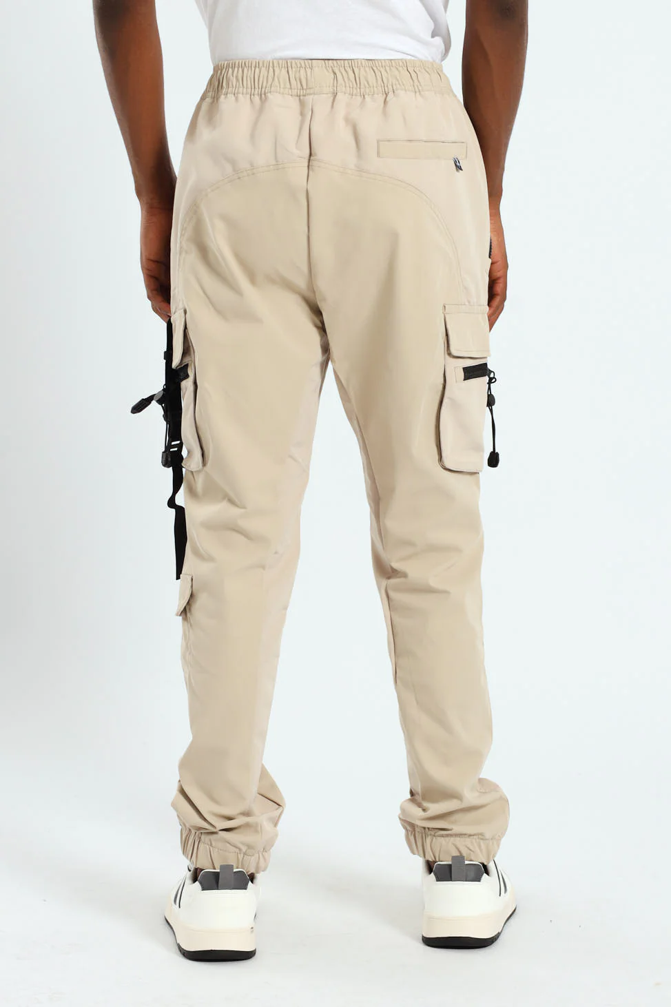 Strap Cargo Pants - Stone - Image 3