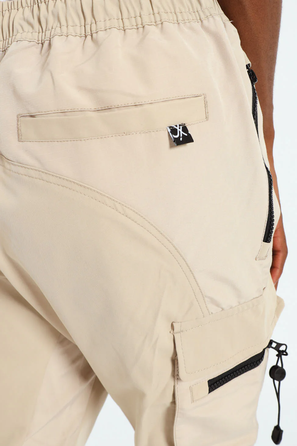 Strap Cargo Pants - Stone - Image 6
