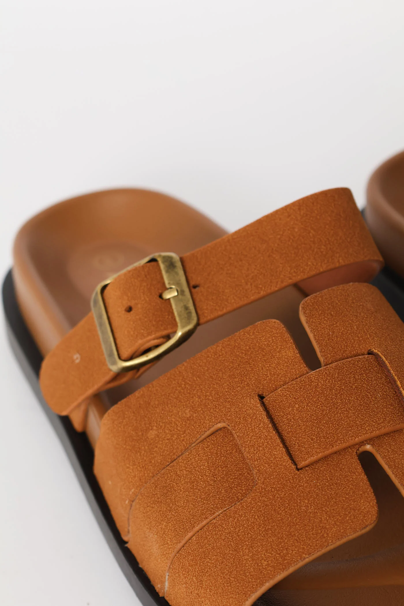 Strap H-Mule Sandal - Brown - Image 2