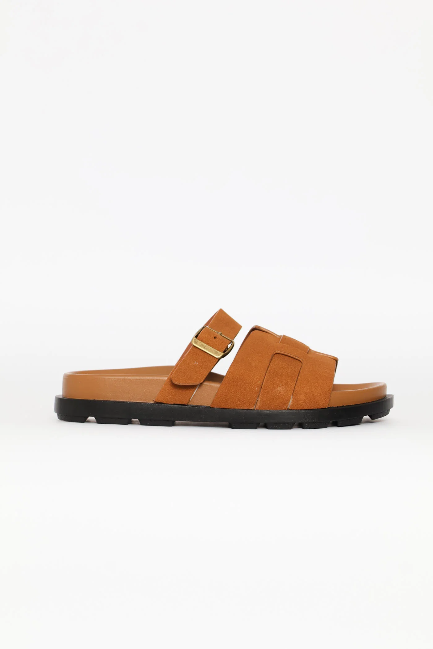 Strap H-Mule Sandal - Brown - Image 3