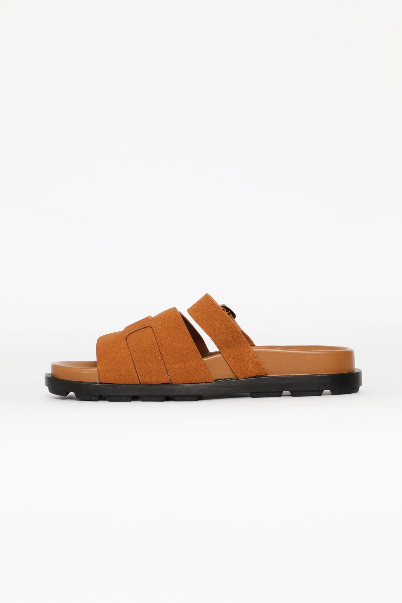 Strap H-Mule Sandal - Brown - Image 4