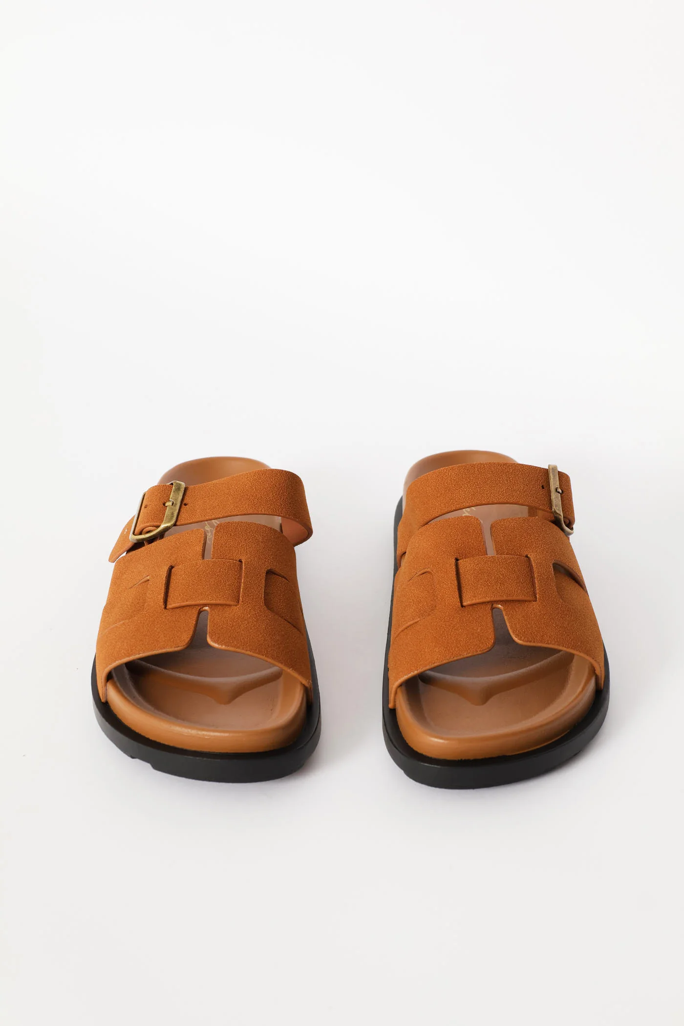 Strap H-Mule Sandal - Brown - Image 5