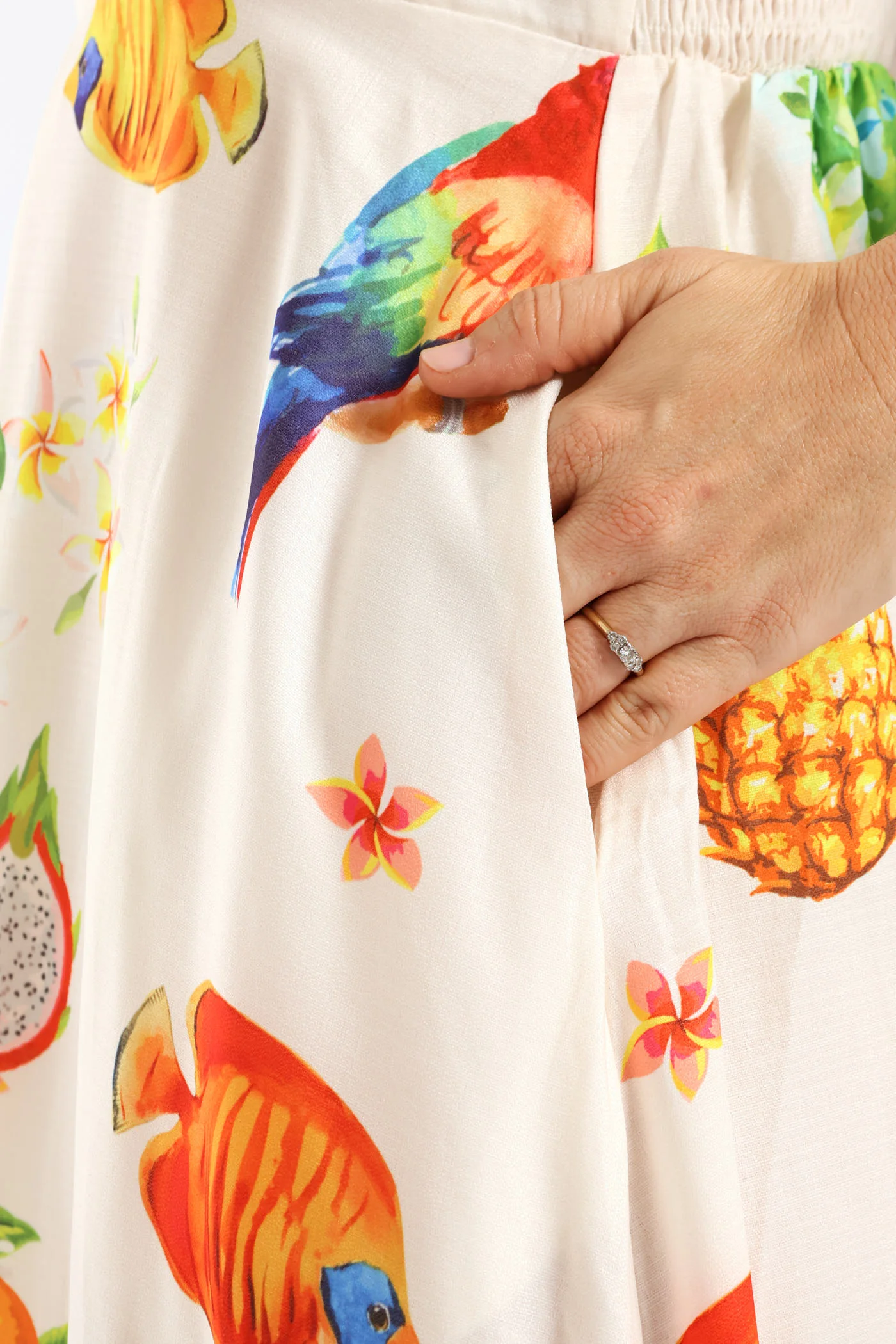 Strappy Boobtube A-Line Floral Maxi Dress - Multi - Image 2