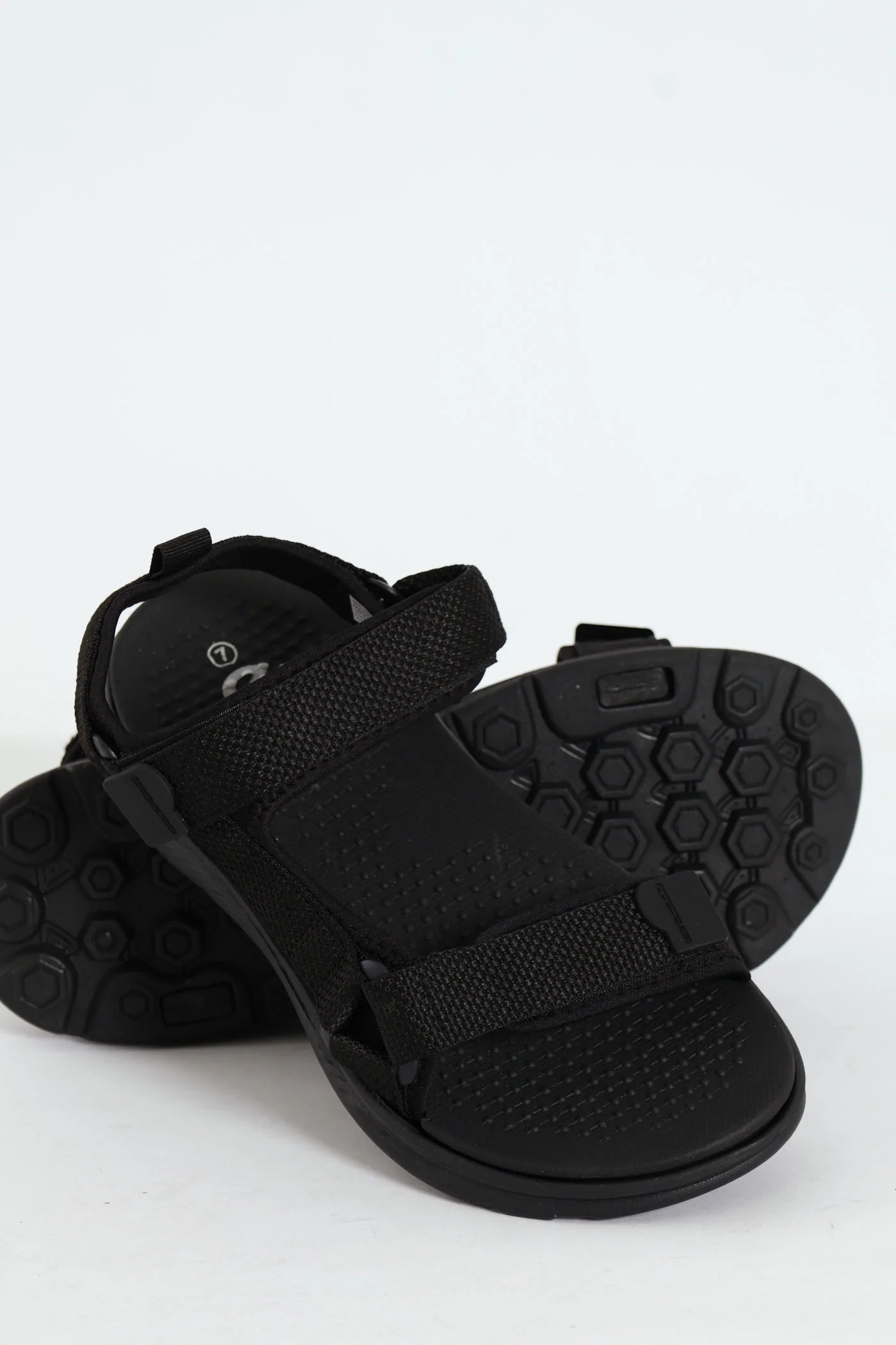 Strappy Sport Sandal - Black - Image 2